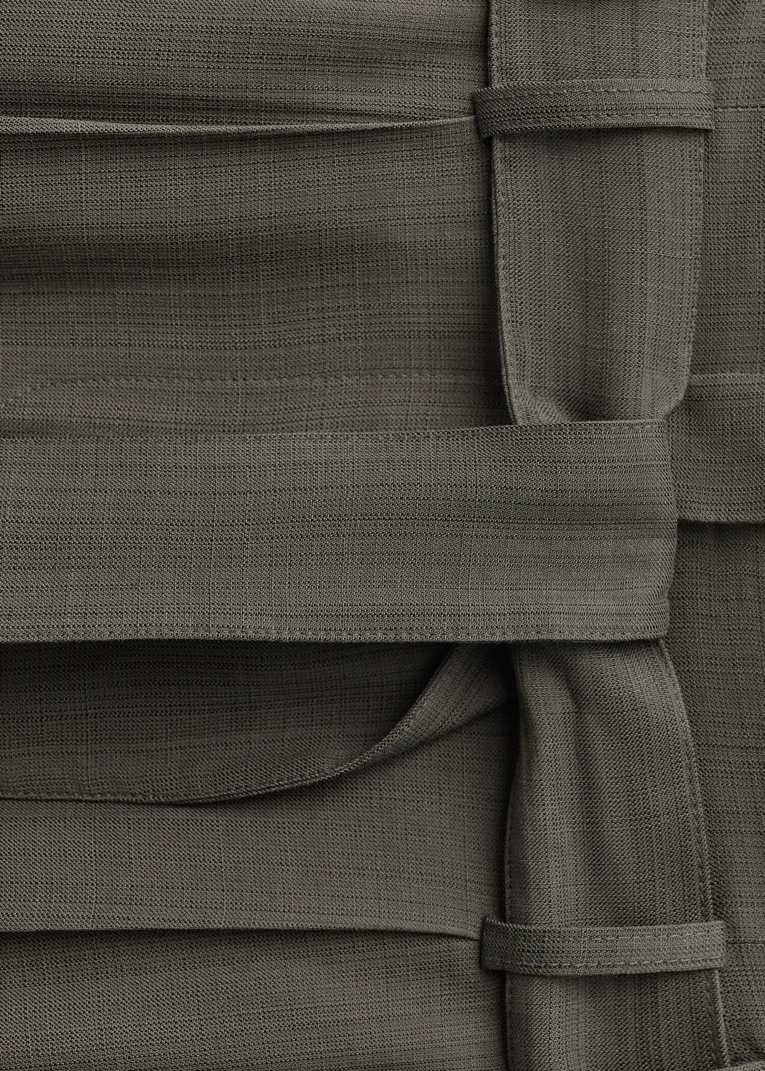 Suit trousers with belt clips - Details of the article 0