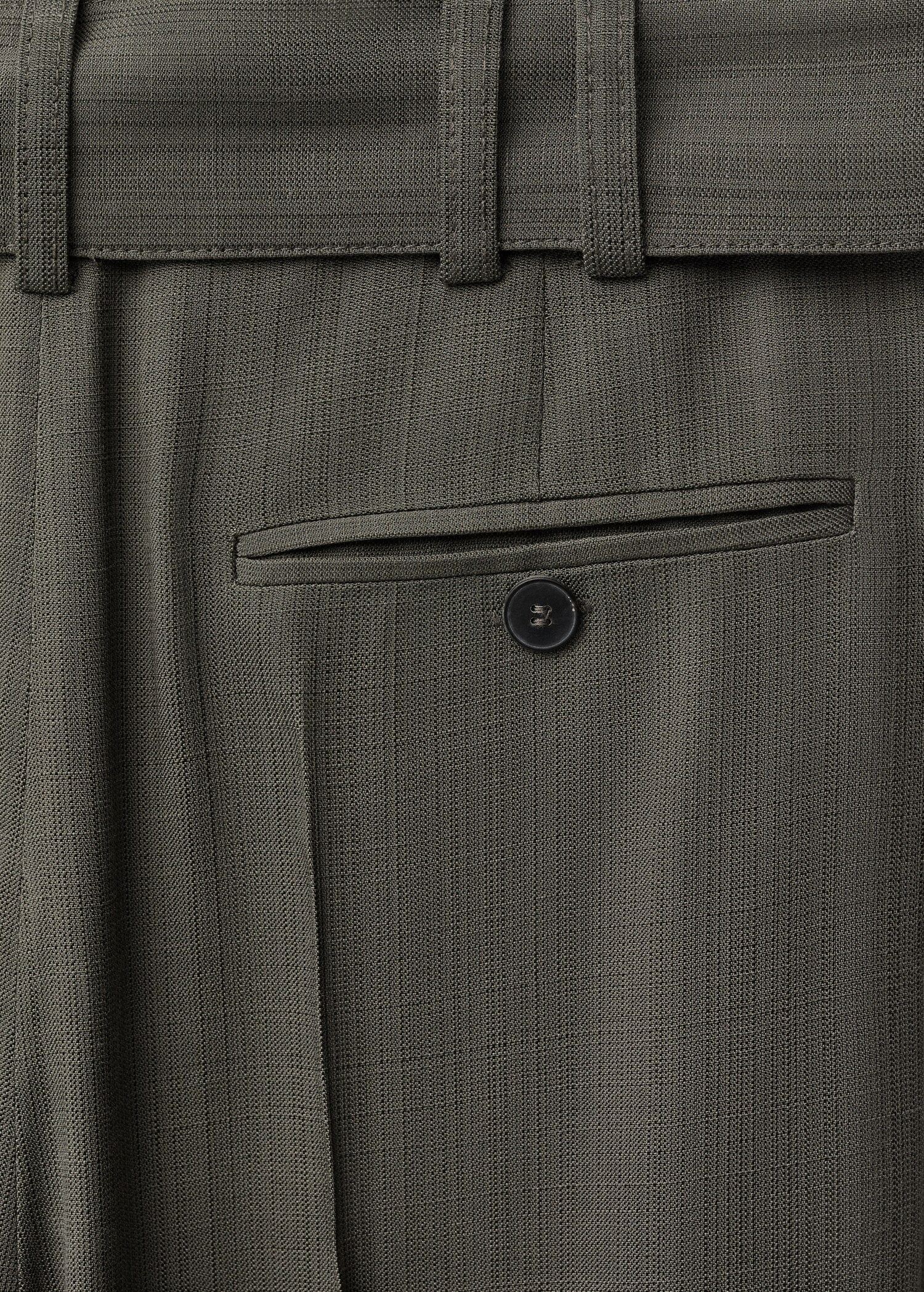 Suit trousers with belt clips - Details of the article 8
