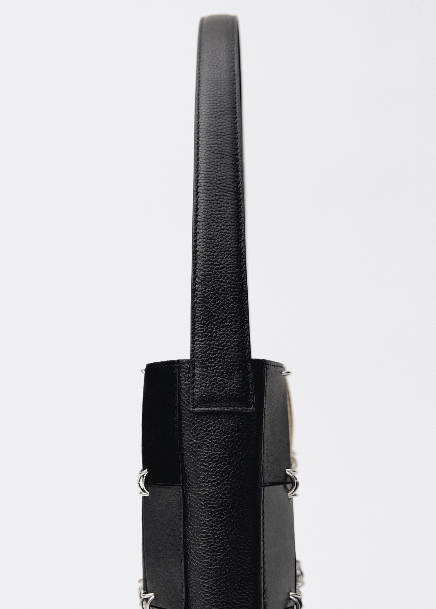 Combined-patchwork leather bag - Details of the article 3