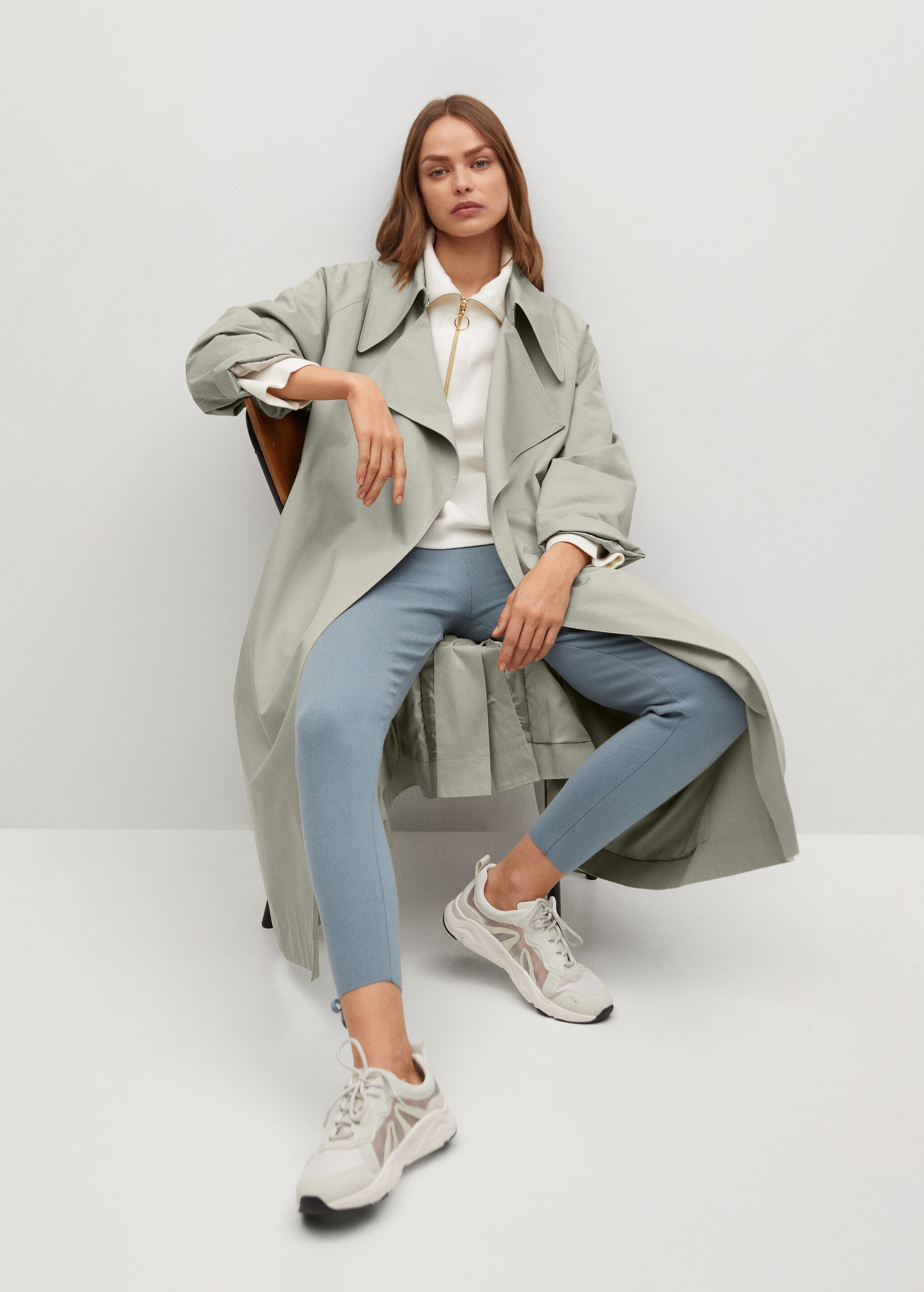 Gabardina water repellent oversize - Detalle del artículo 1