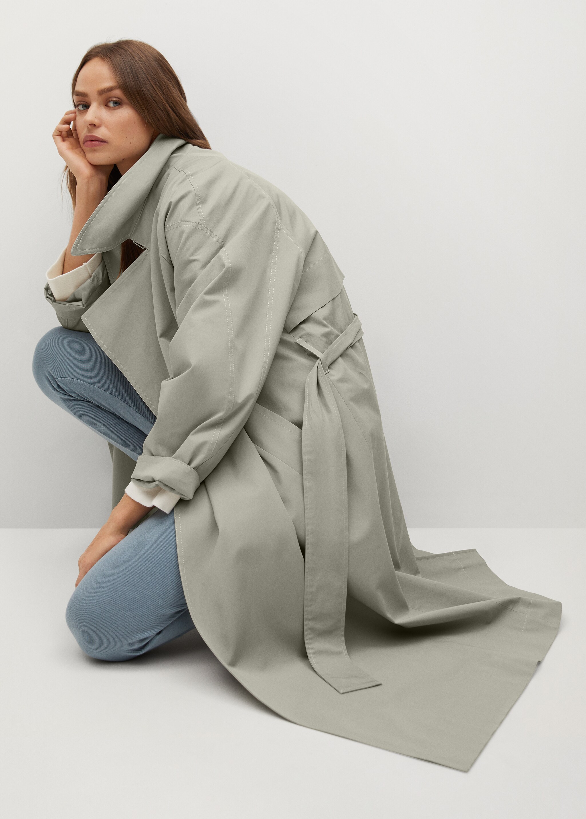 Gabardina water repellent oversize - Detalle del artículo 4