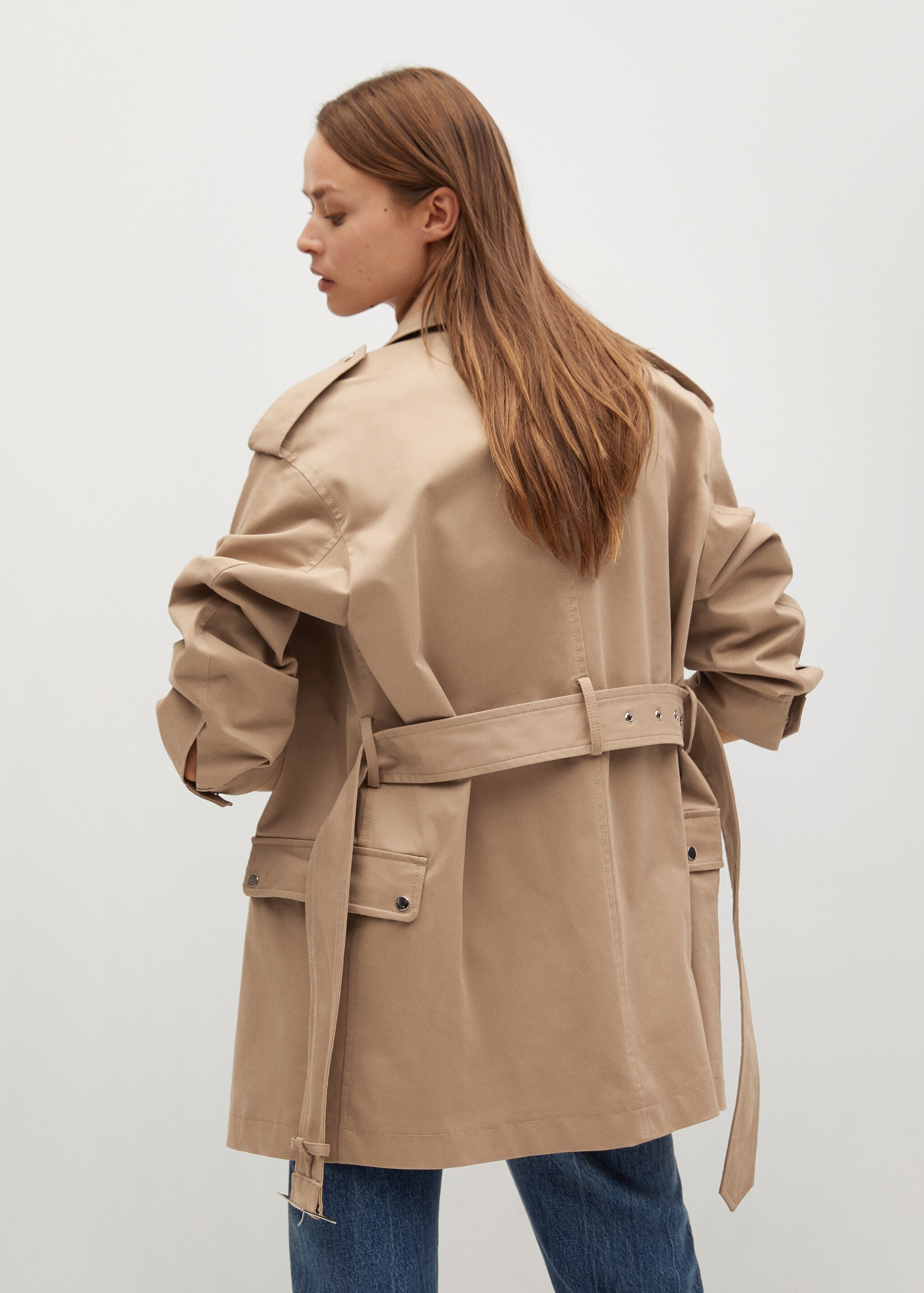 Parka oversize water-repellent - Reverso del artículo