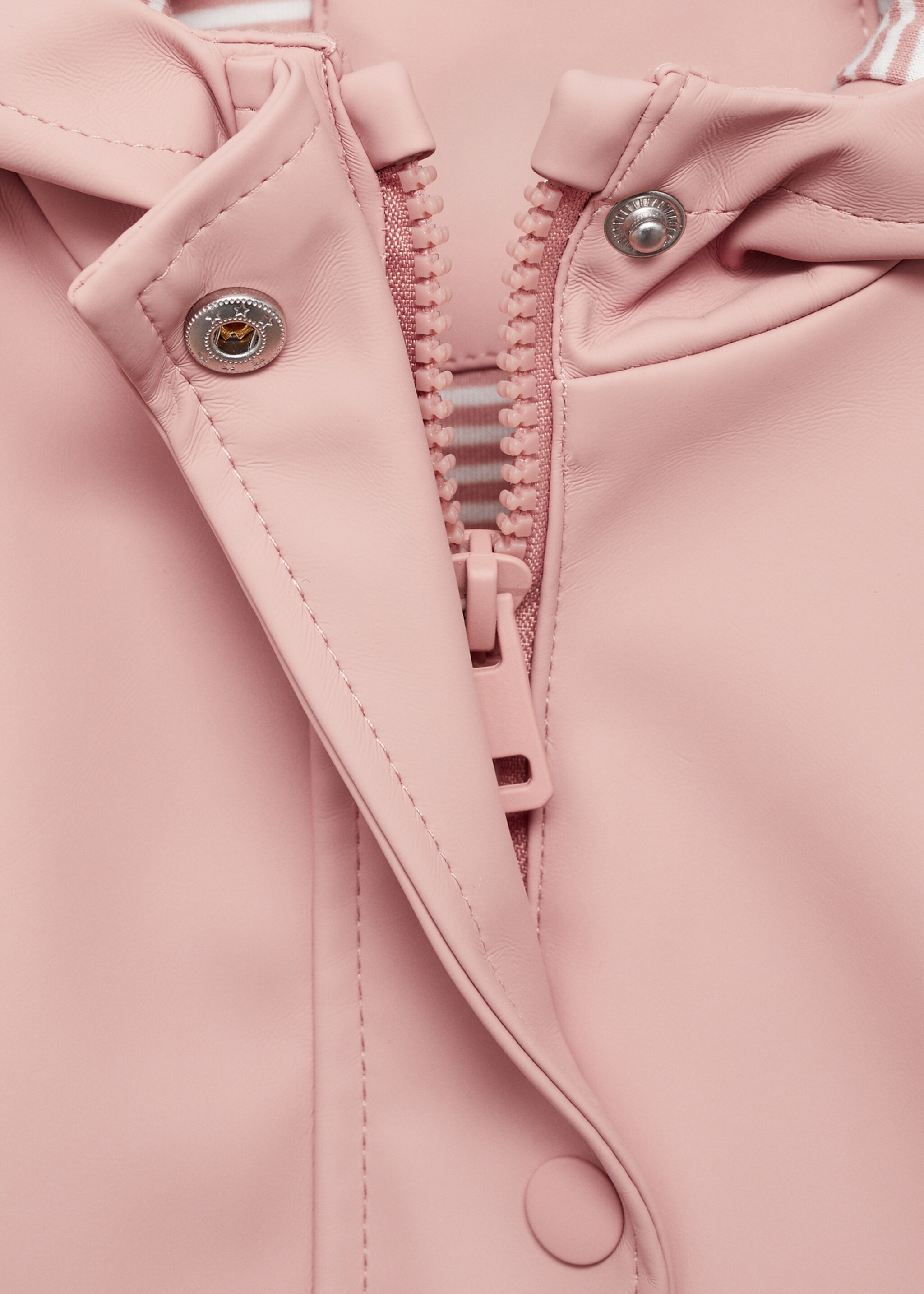 Parka acolchada capucha - Detalle del artículo 8, Rosa. Ref: 87024781-00.