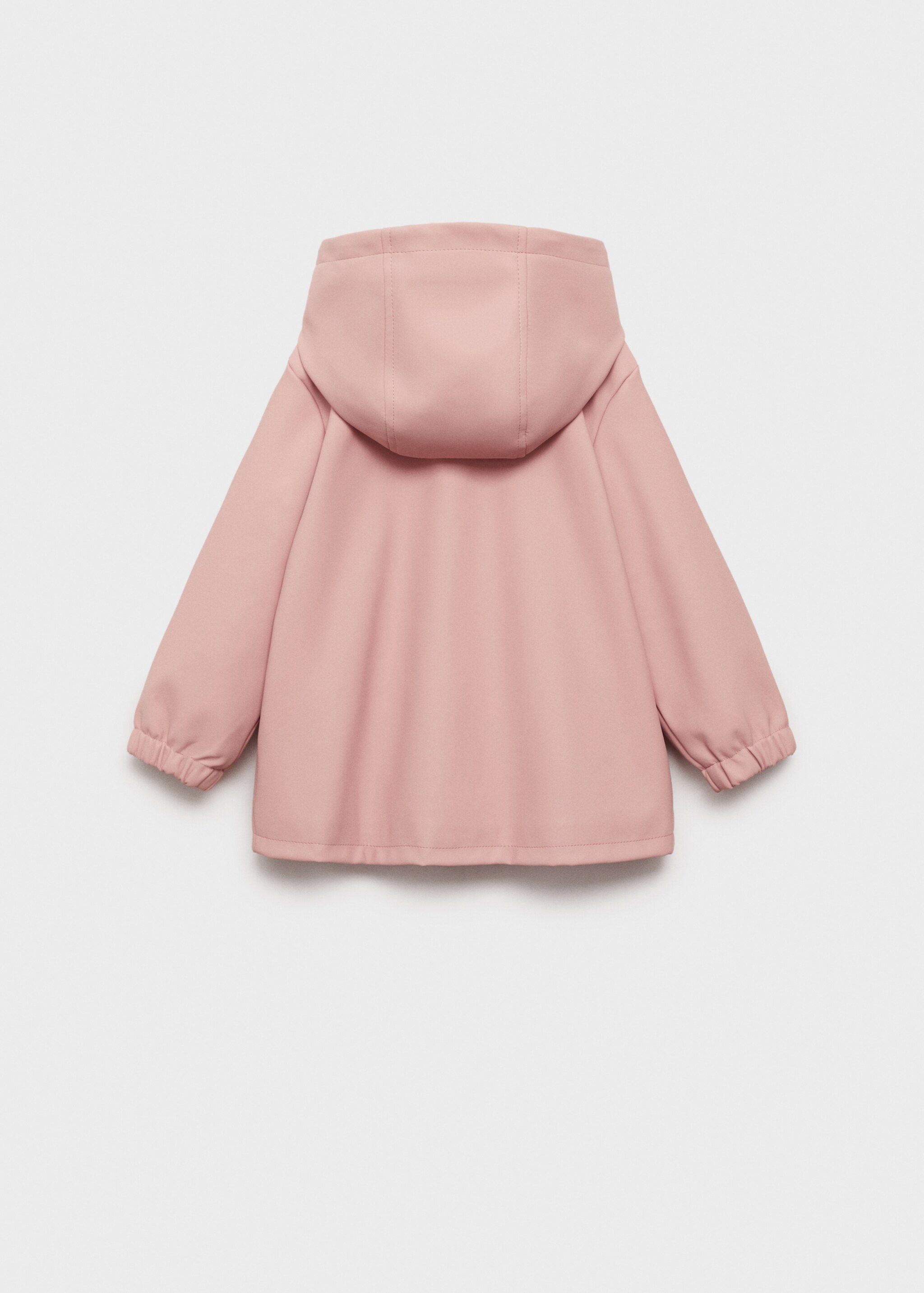 Parka acolchada capucha - Reverso del artículo, Rosa. Ref: 87024781-00.