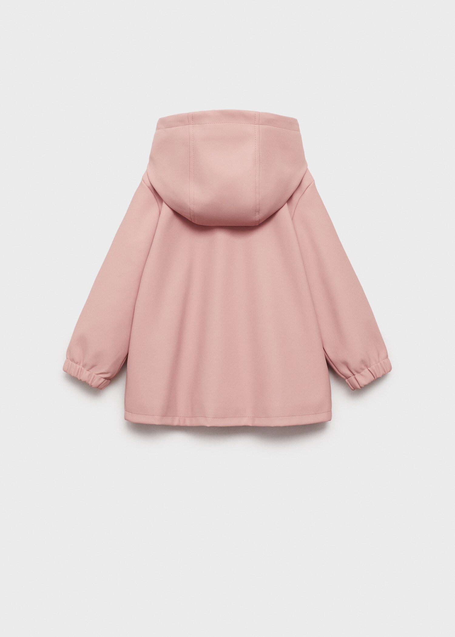 Quilted hooded parka - Reverse of the article