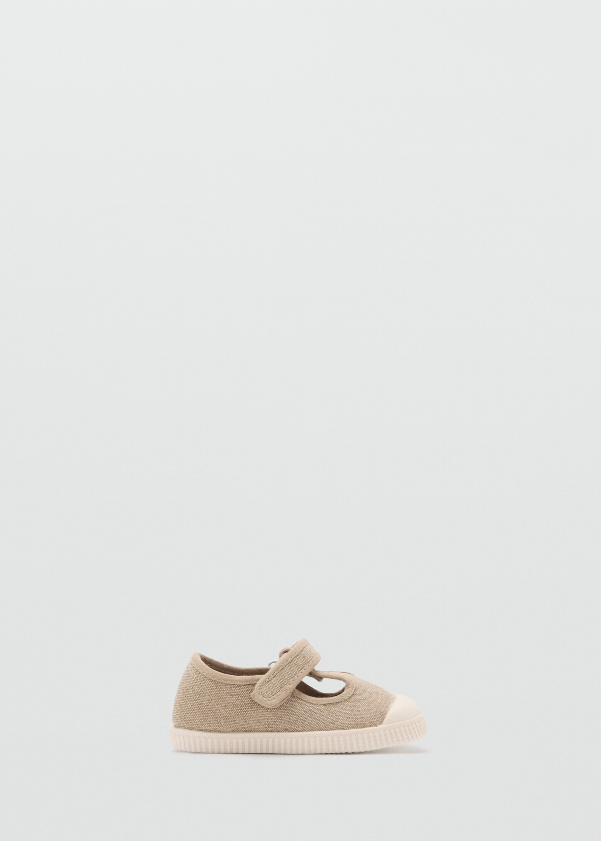 Velcro fastening strap sneakers - Article without model, Sand. Ref: 87024784-00.