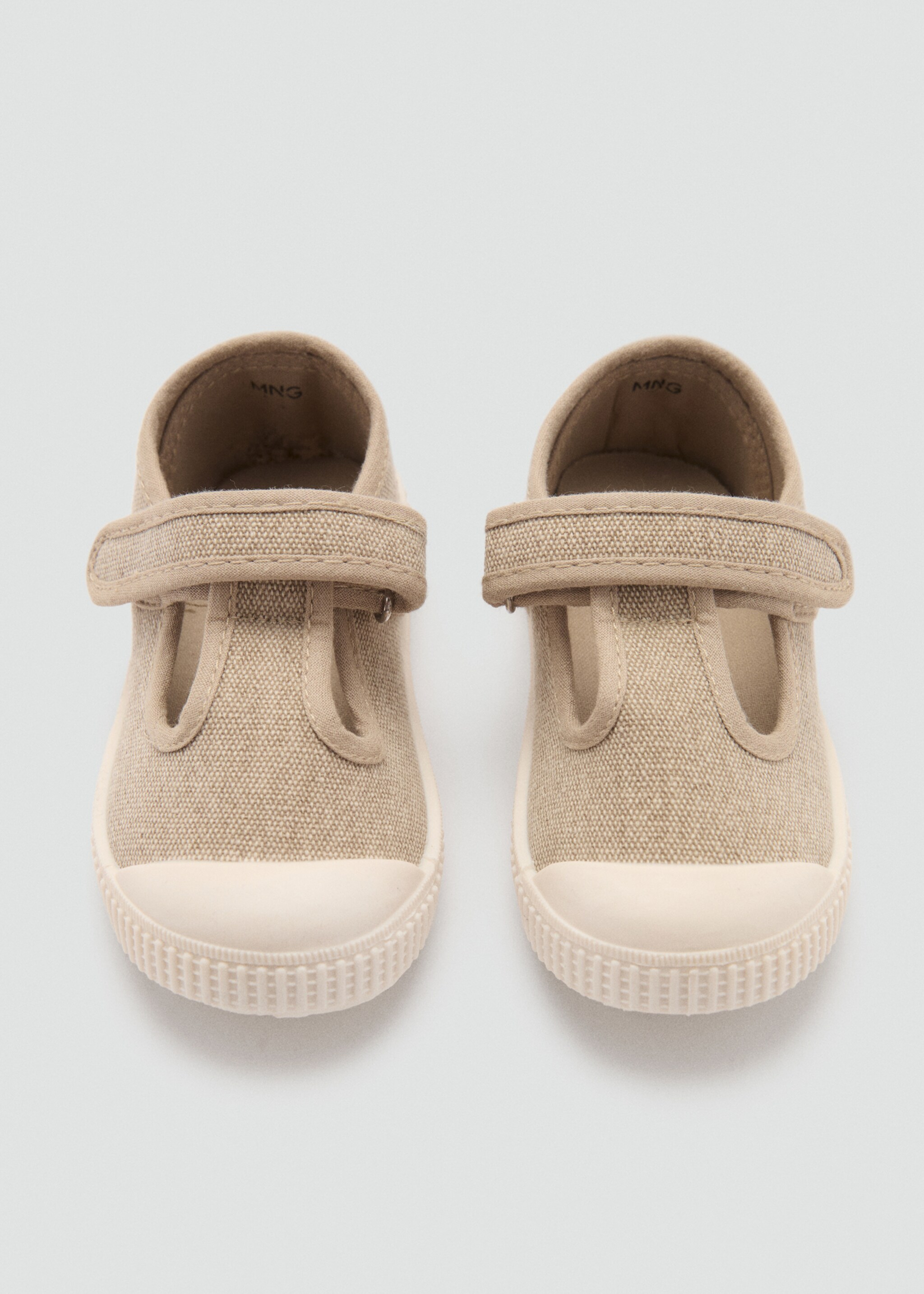 Velcro fastening strap sneakers - Details of the article 3, Sand. Ref: 87024784-00.