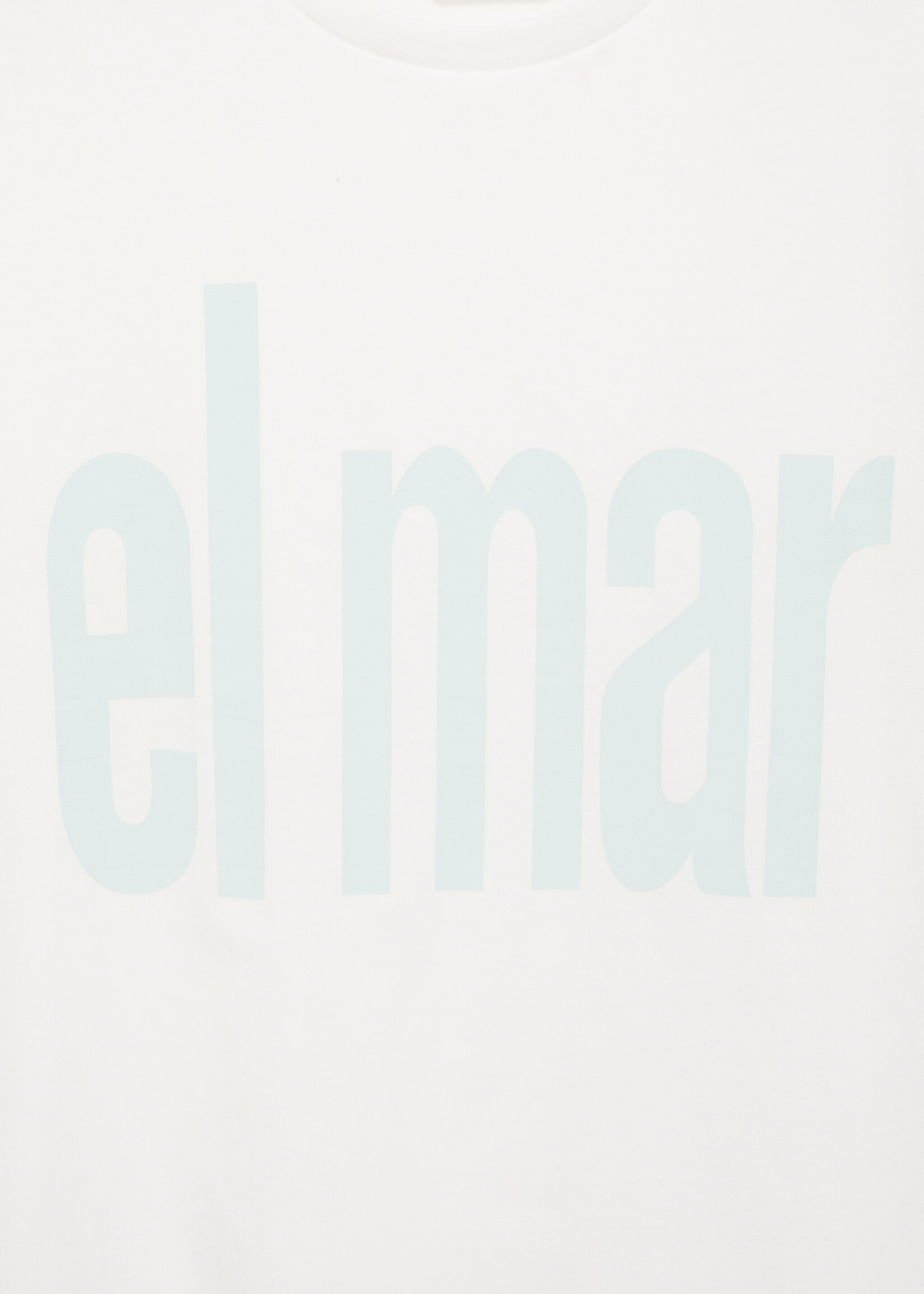 T-shirt coton message - Détail de l'article 8, Blanc cassé. Ref: 87024787-00.