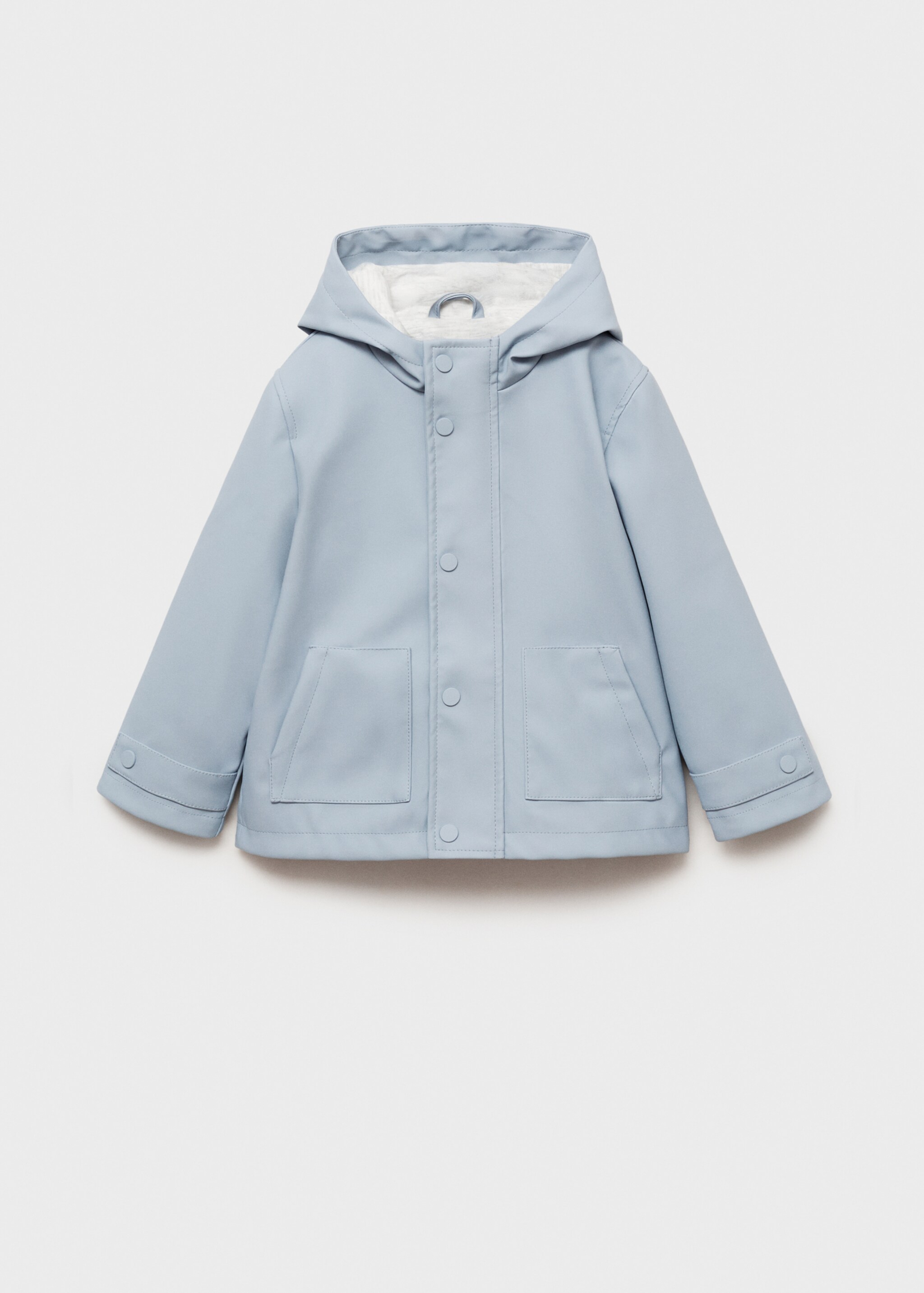 Water-repellent quilted jacket - Article without model, Sky Blue. Ref: 87024792-00.