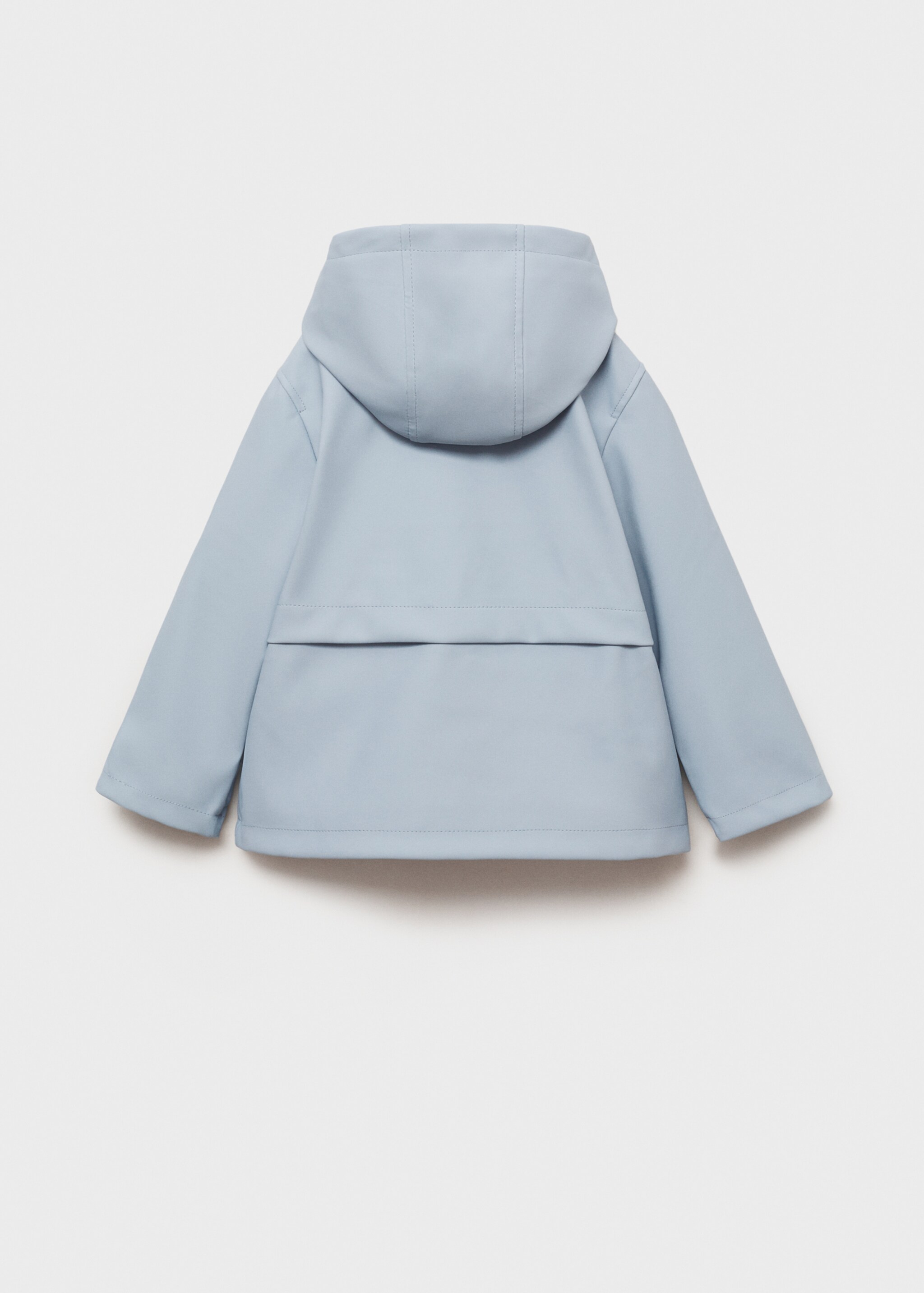 Water-repellent quilted jacket - Reverse of the article, Sky Blue. Ref: 87024792-00.