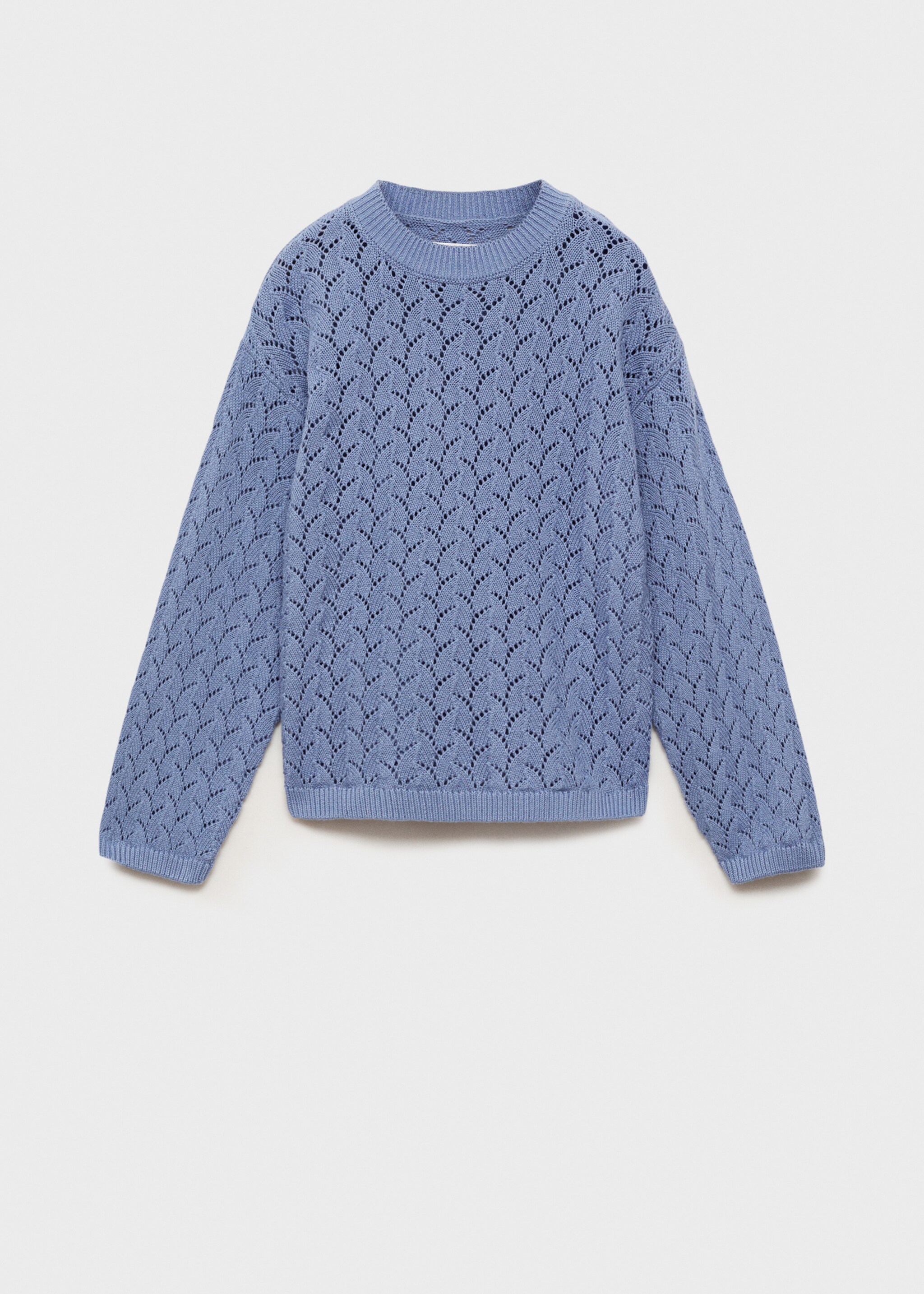 Jersey punto calado - Artículo sin modelo, Azul. Ref: 87024794-00.