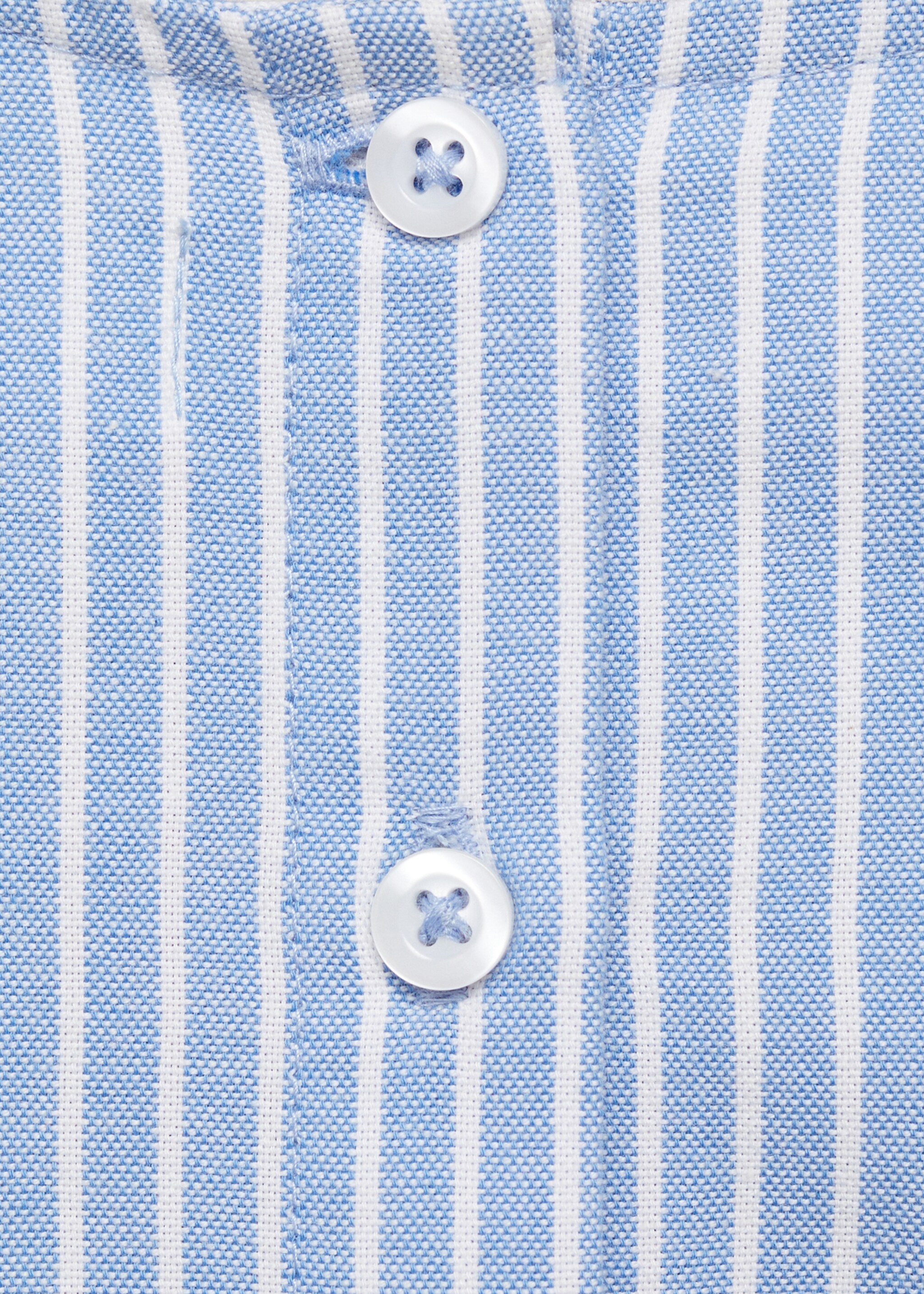 Μπλούζα ριγέ βαμβακερή - Λεπτομέρεια του προϊόντος 0, Μπλε Λουλακί. Ref: 87024796-00.