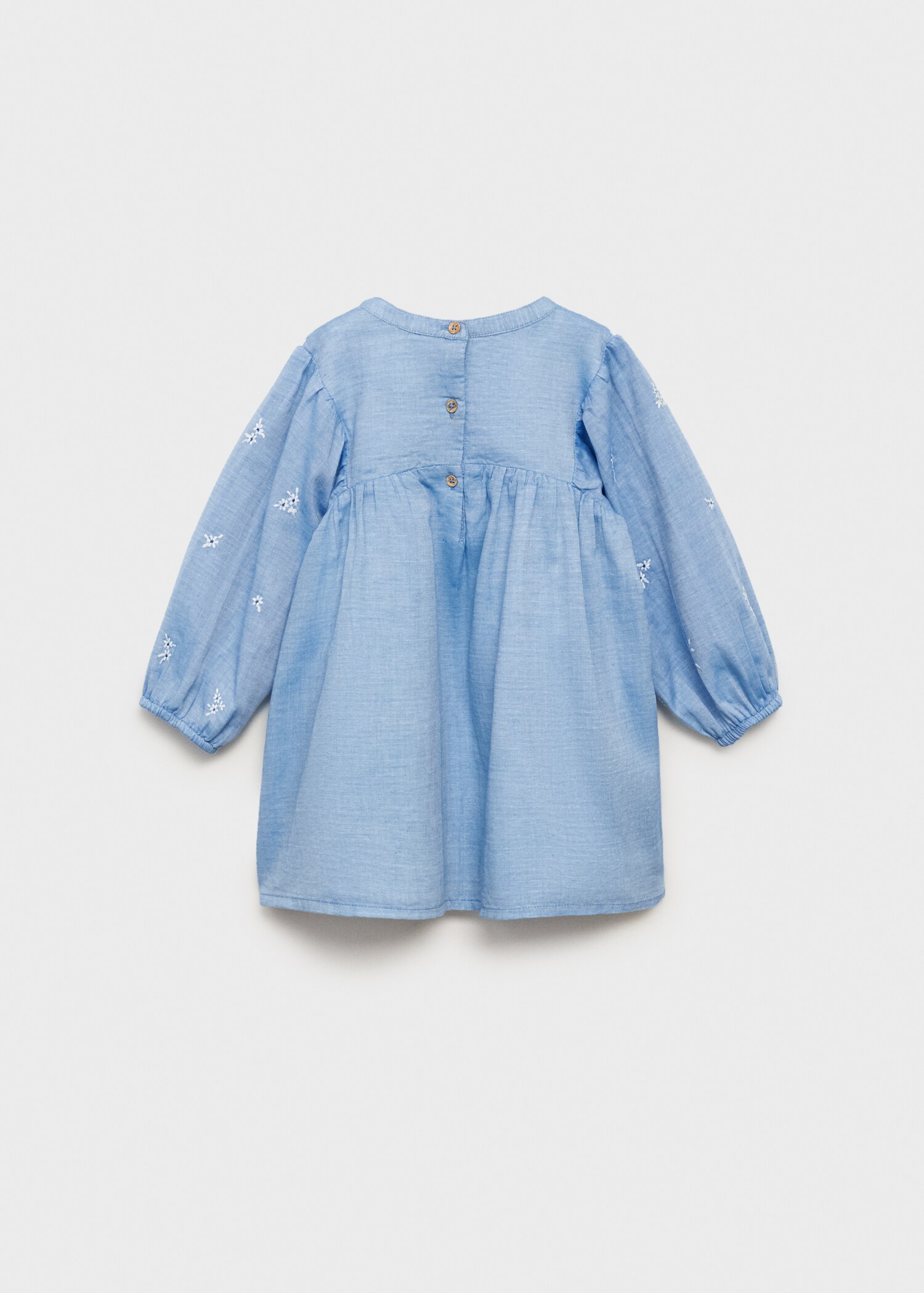 Vestit brodat cotó - Revers de l'article