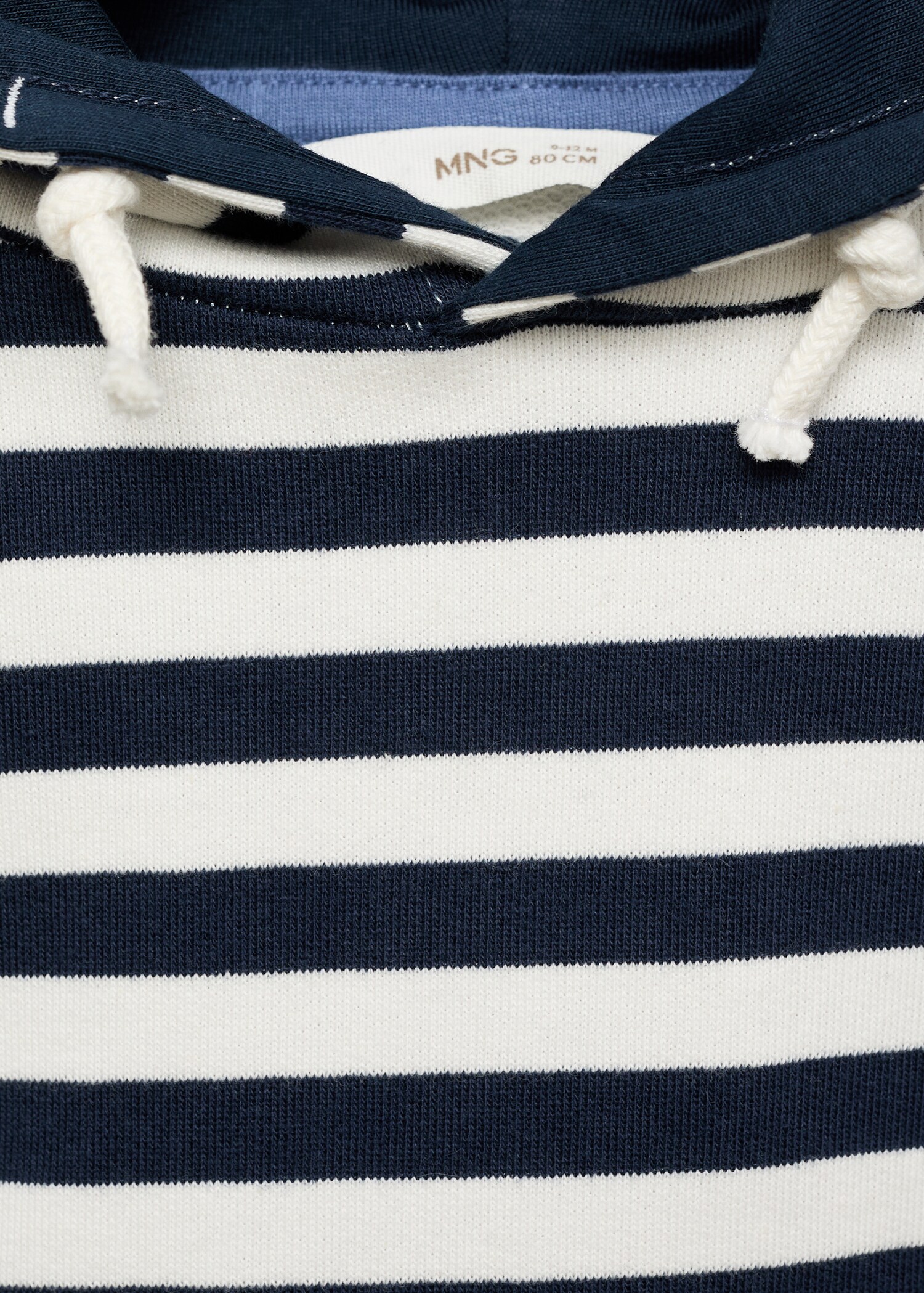 Striped hooded sweatshirt - Details of the article 8