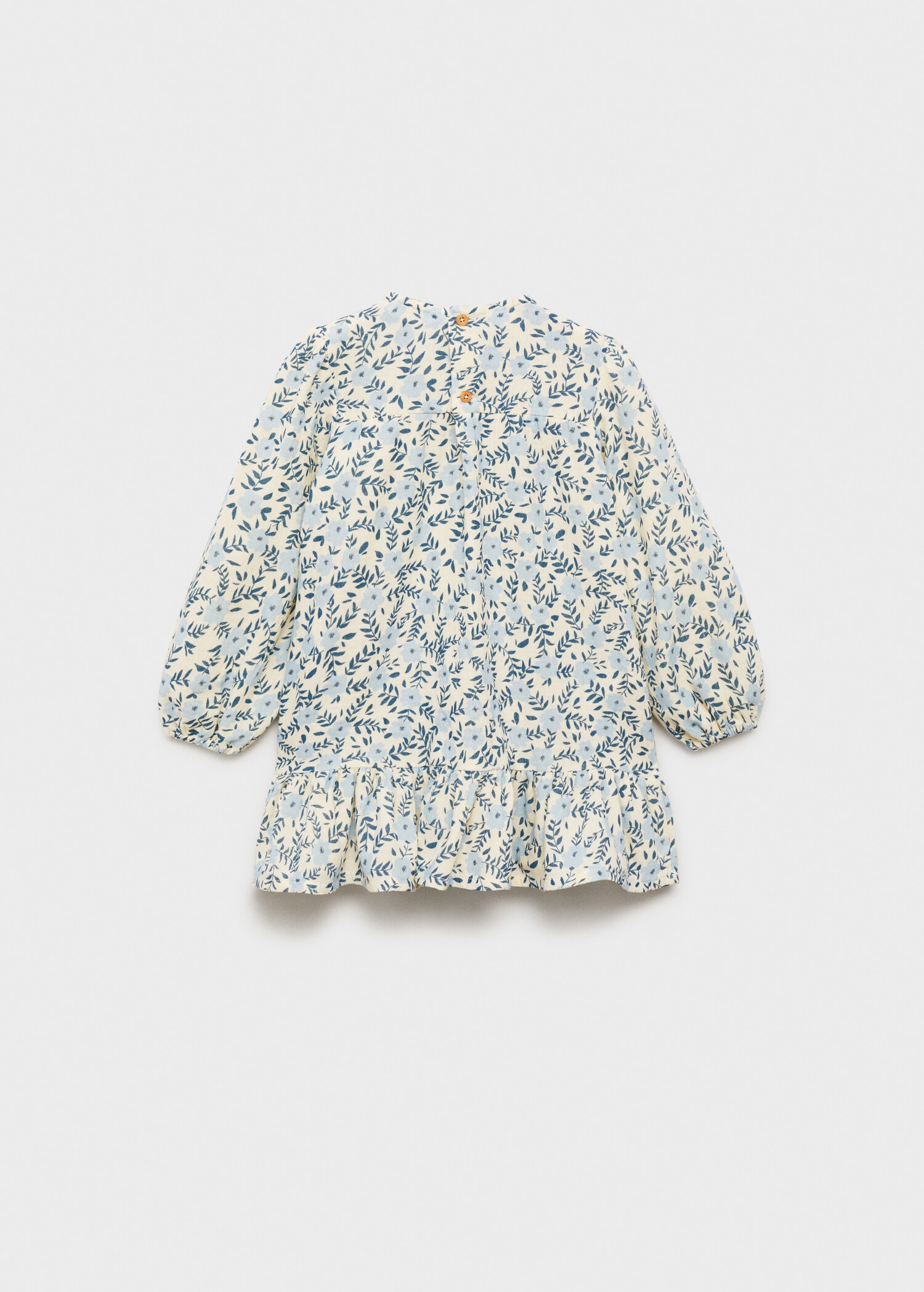 Printed cotton dress - Reverse of the article