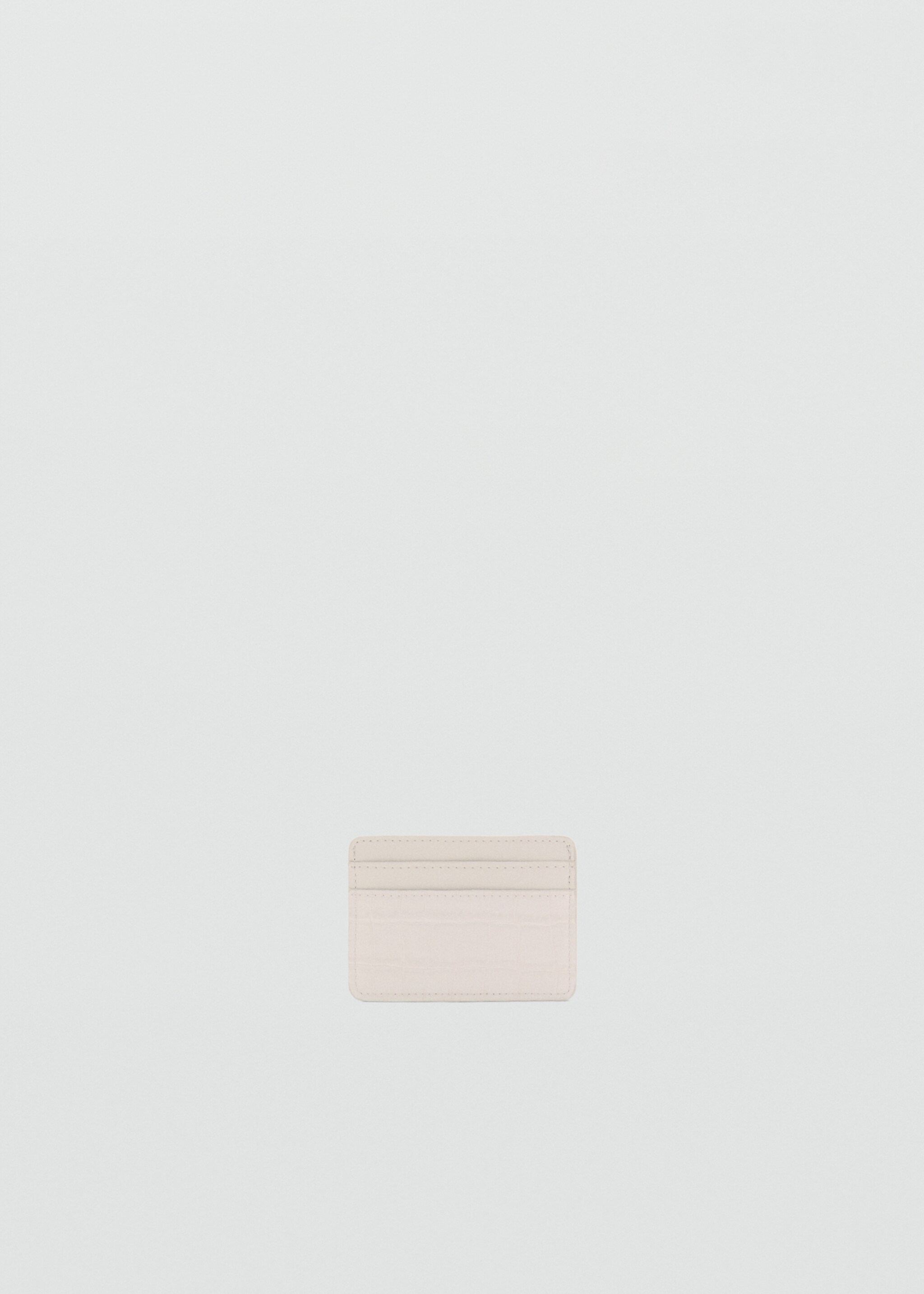 Coco faux-leather card holder - Details of the article 2, Off White. Ref: 87024810-00.