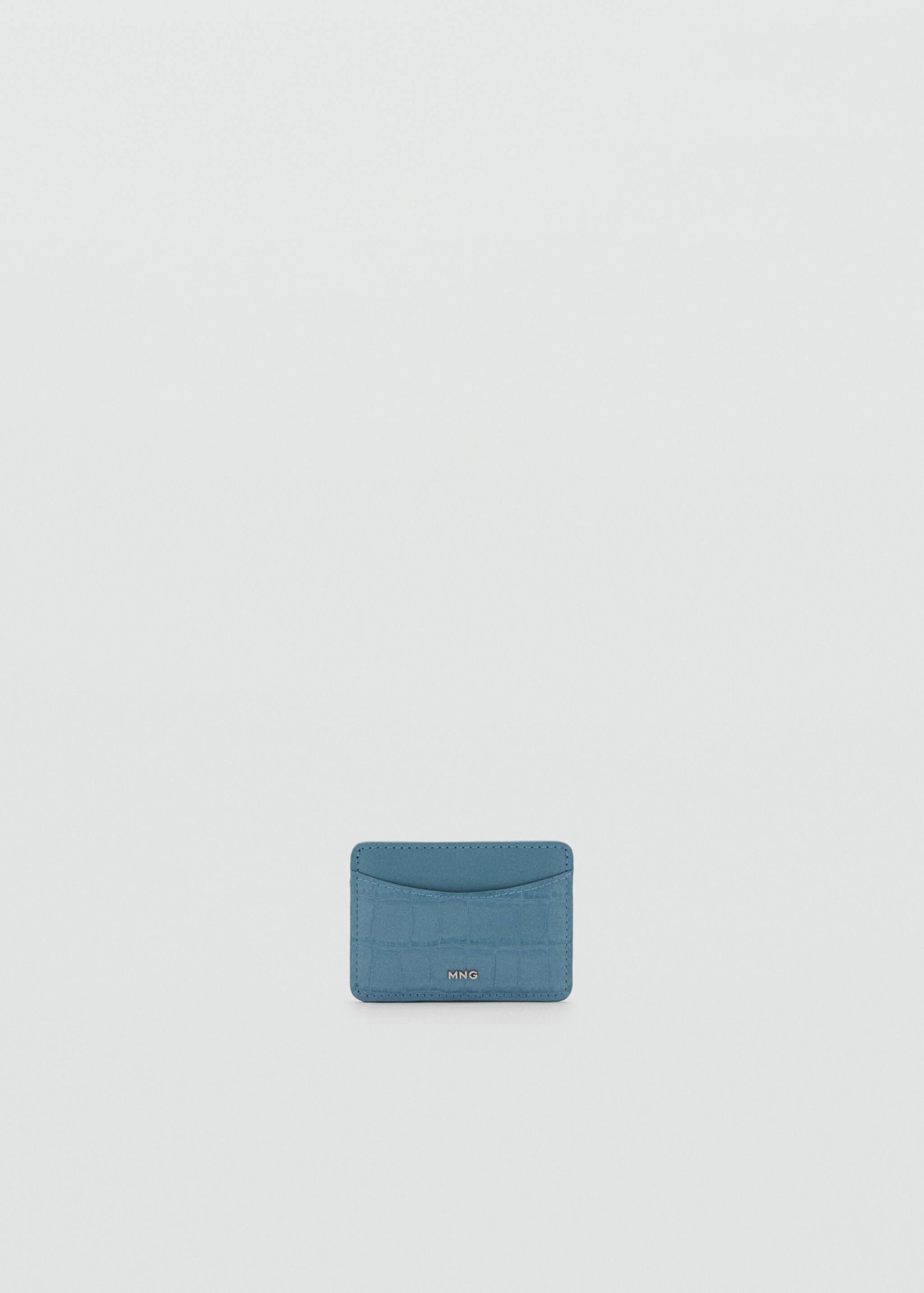 Kartenetui mit Krokoleder-Effekt - Artikel ohne Model, Blau. Ref: 87024810-00.