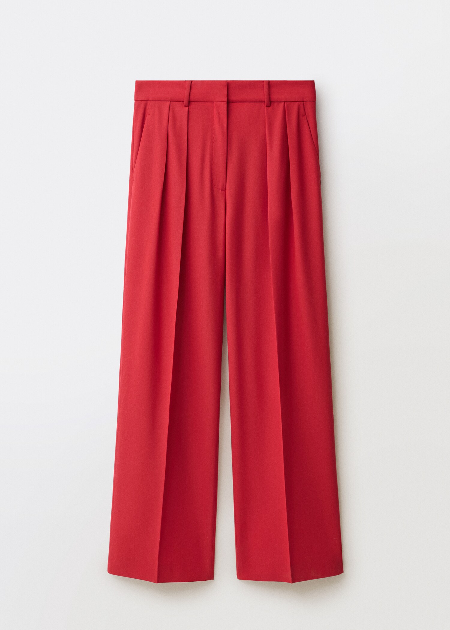 Wide leg wool-blend suit trousers - Article without model
