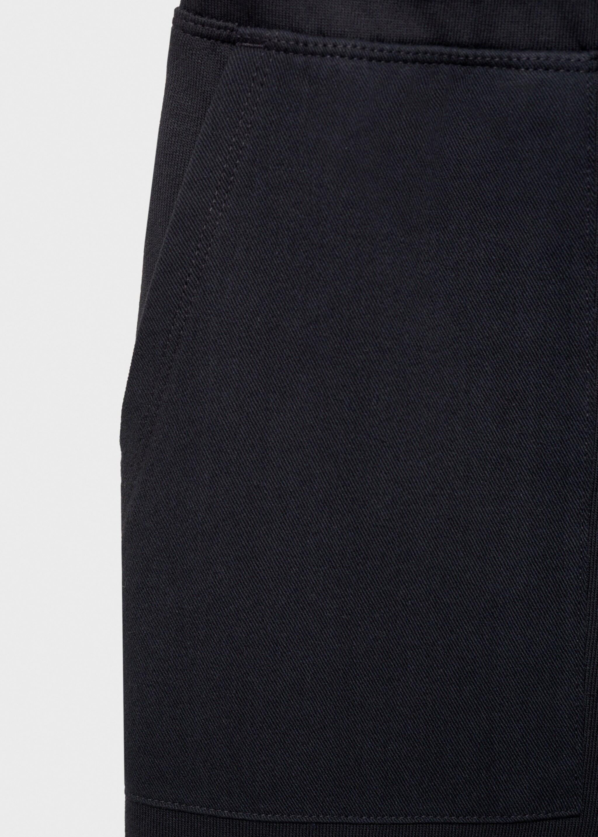 Cotton jogger-style trousers - Details of the article 0, Charcoal. Ref: 87025138-00.