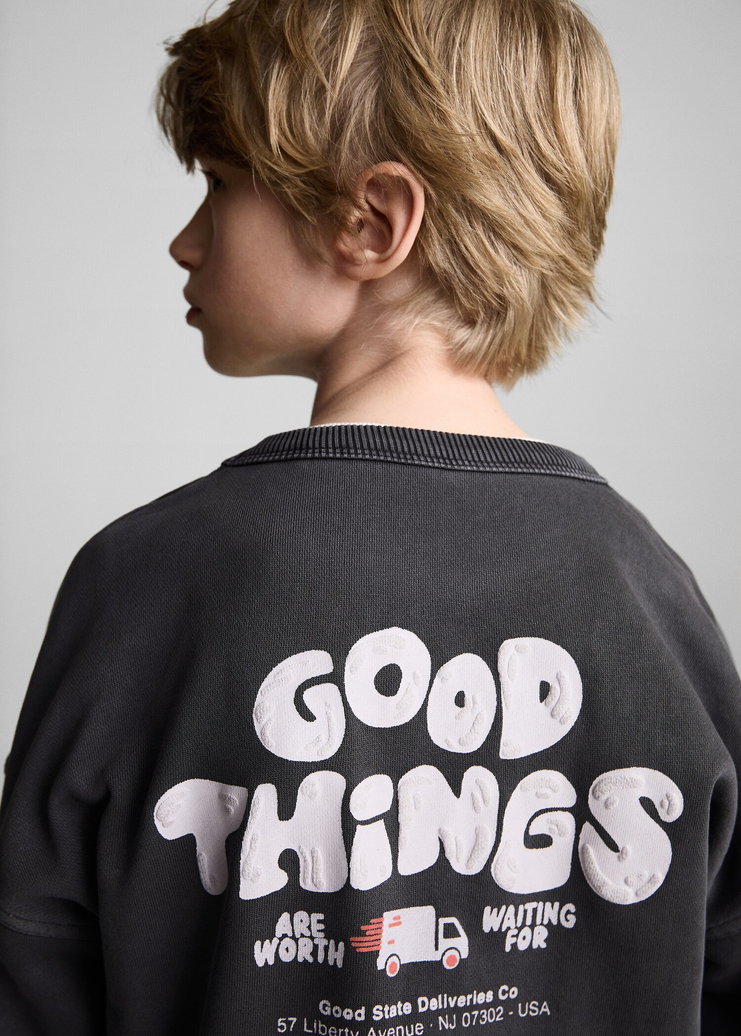 Printed cotton sweatshirt - Details of the article 6