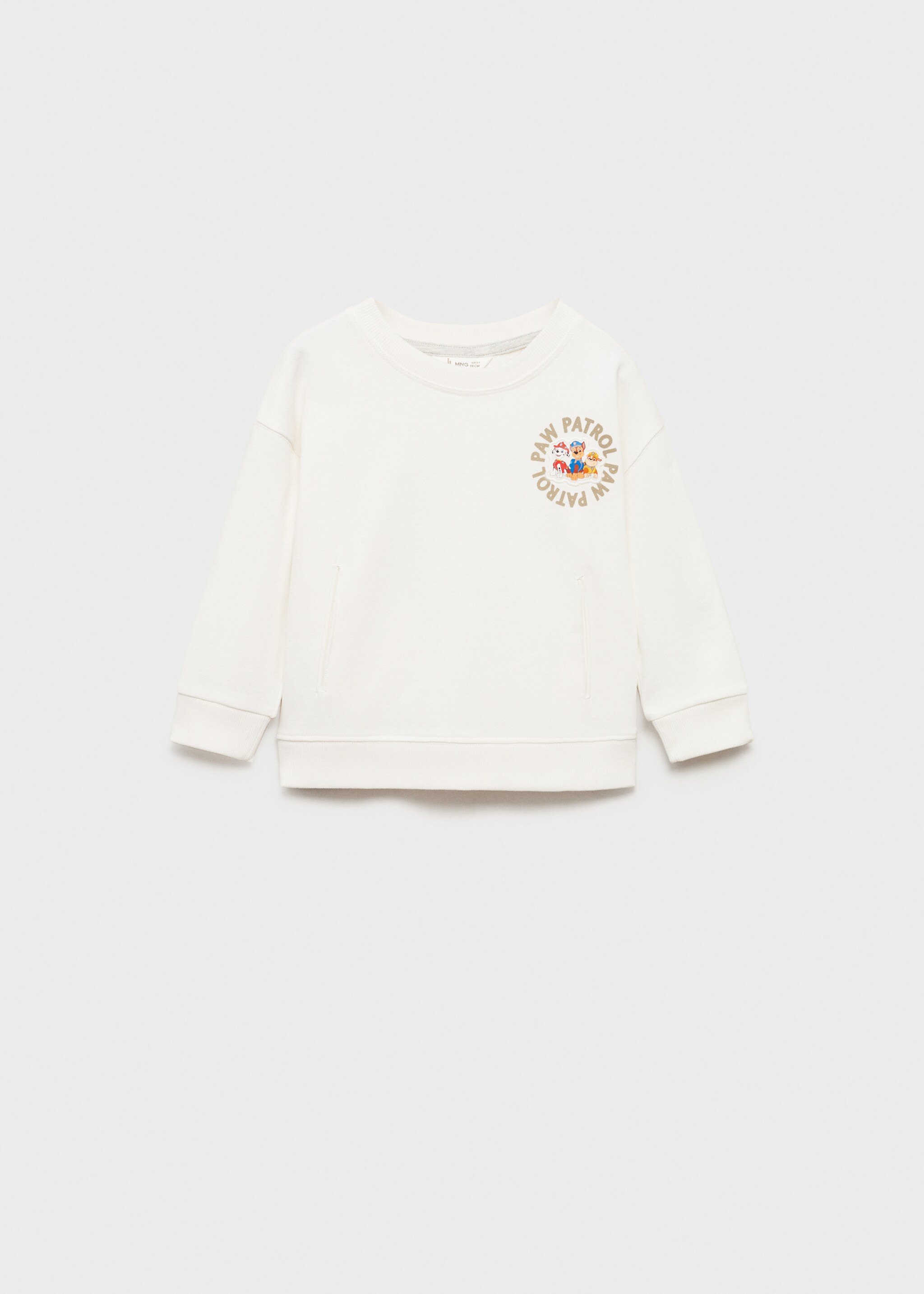 Paw Patrol Sweatshirt - Article without model, Off White. Ref: 87025140-00.