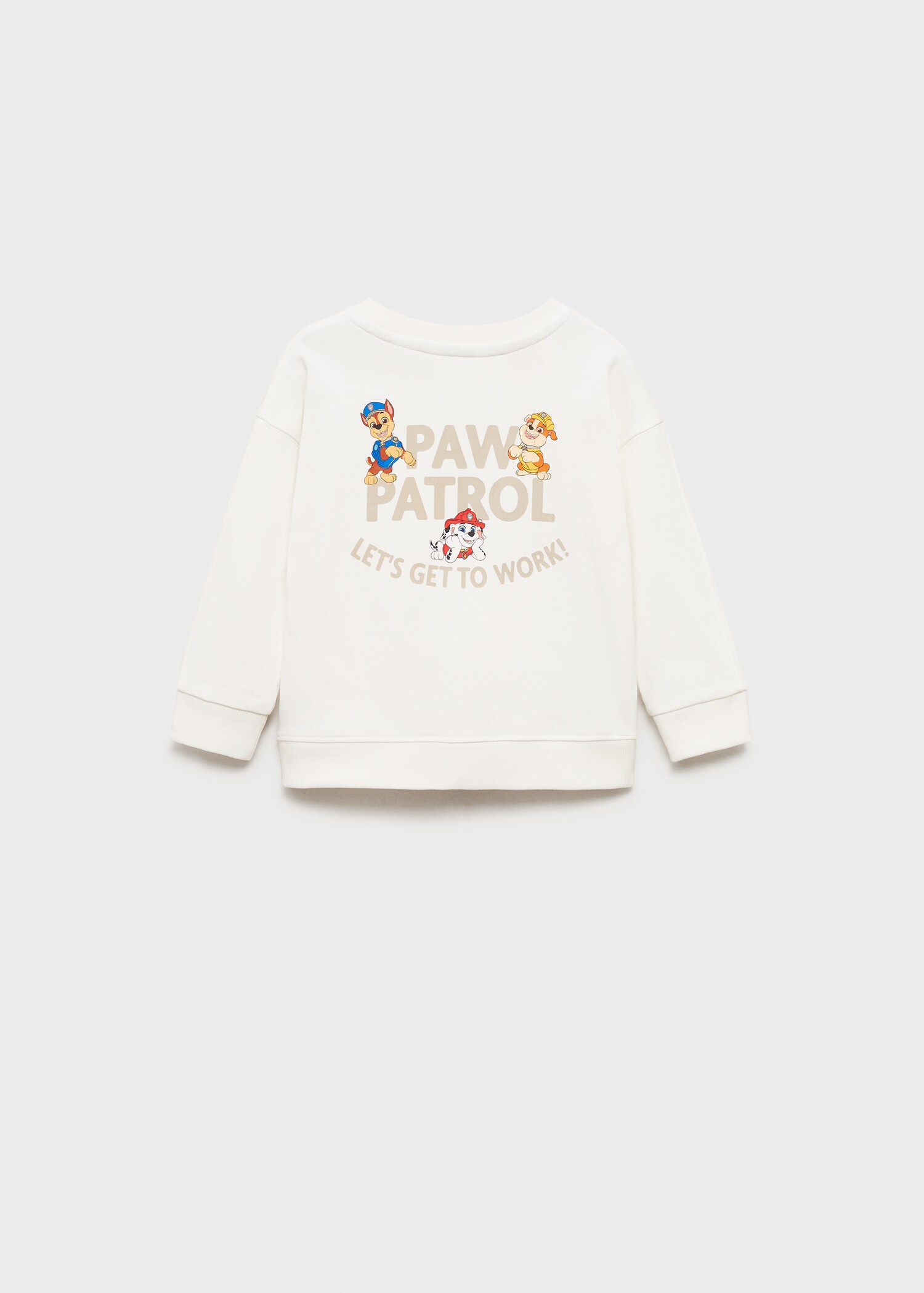 Paw Patrol Sweatshirt - Reverse of the article