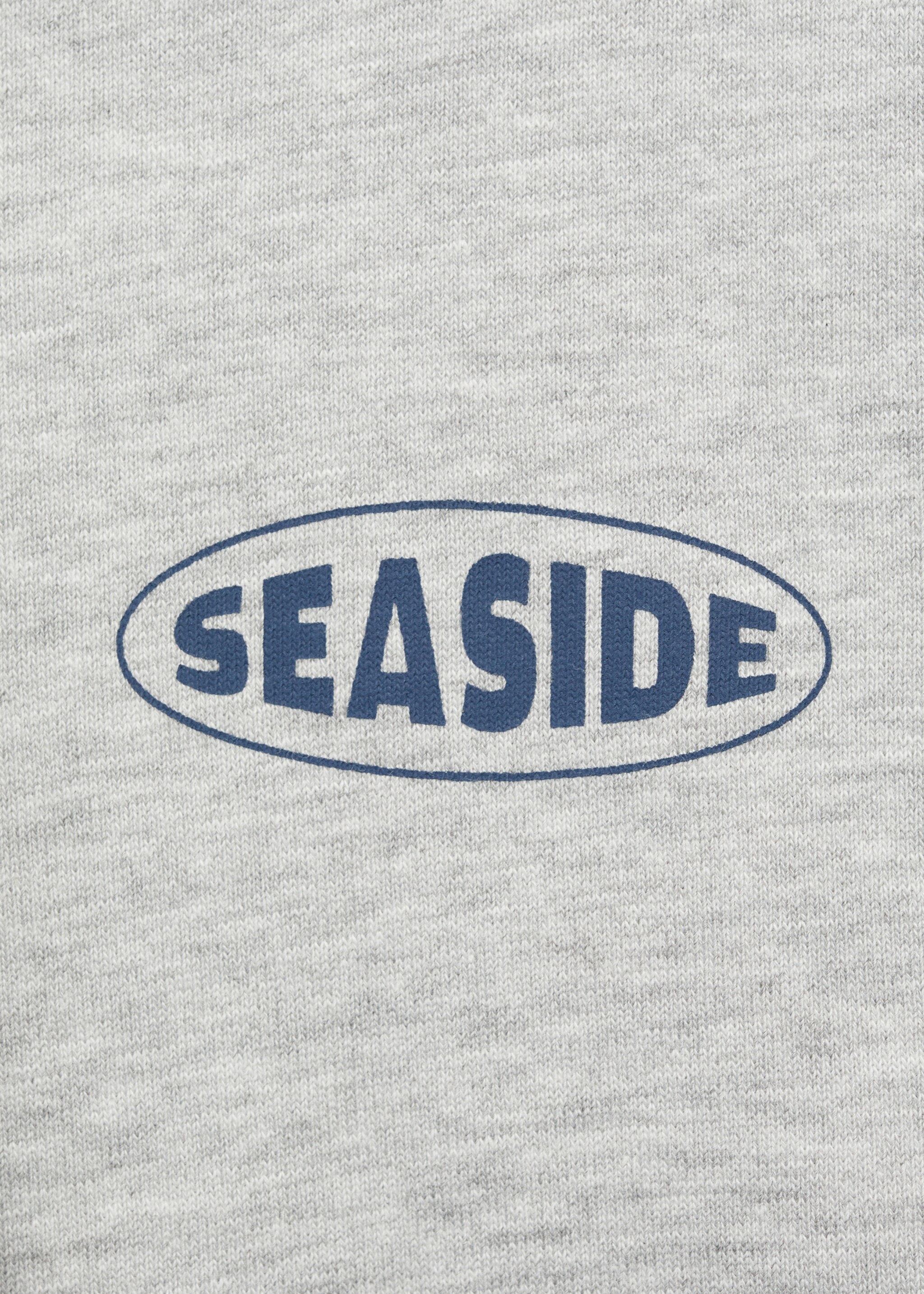 Dessuadora cotó estampada - Detall de l'article 0, Gris clar vigoré. Ref: 87025142-00.