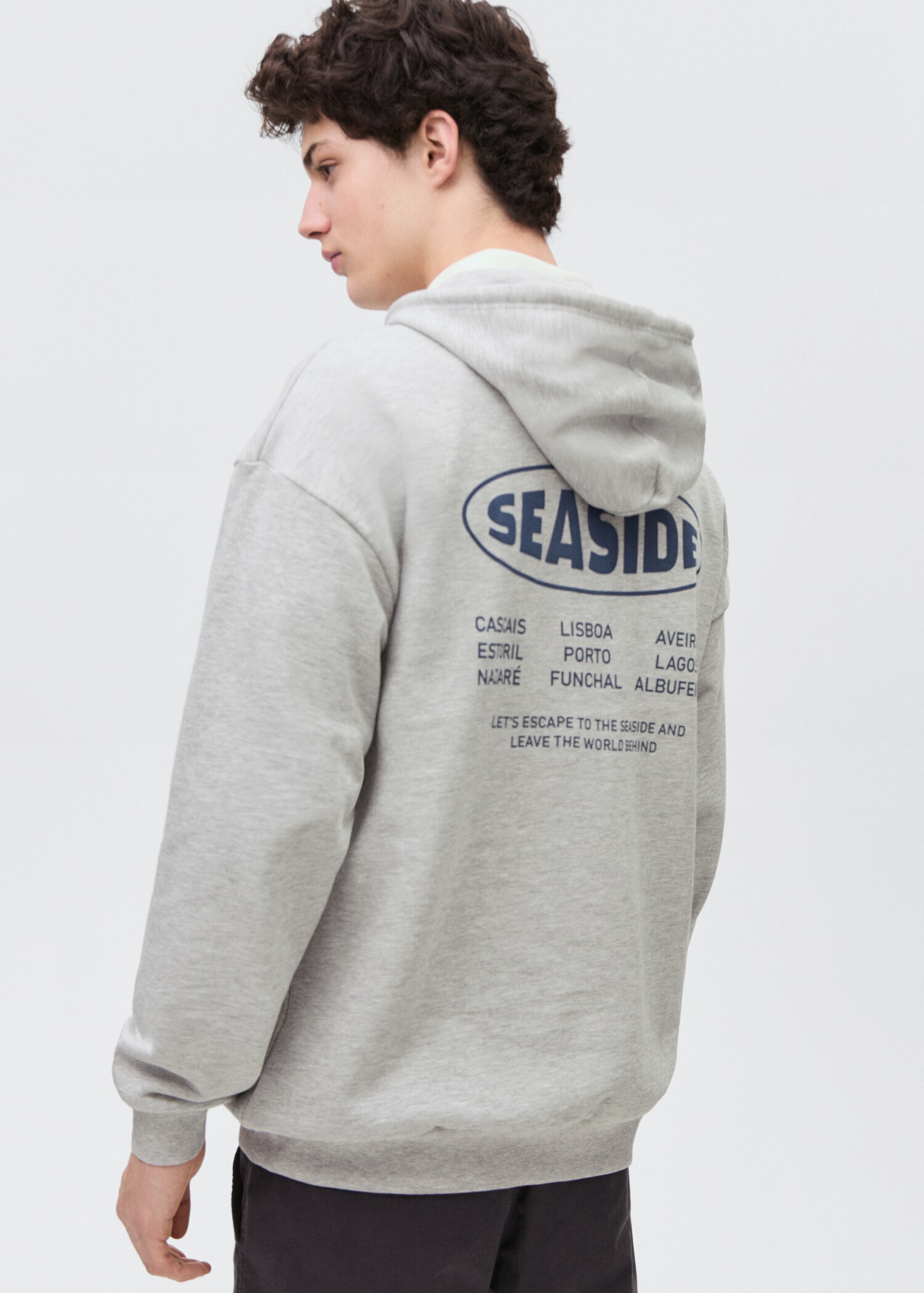 Dessuadora cotó estampada - Revers de l'article