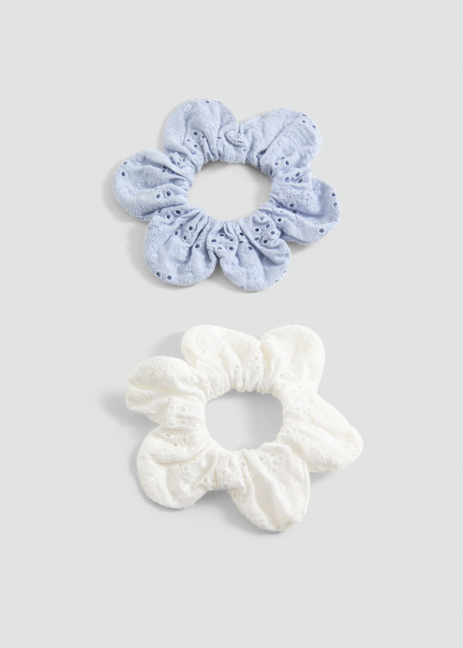 Pack 2 flower scrunchies - Article without model