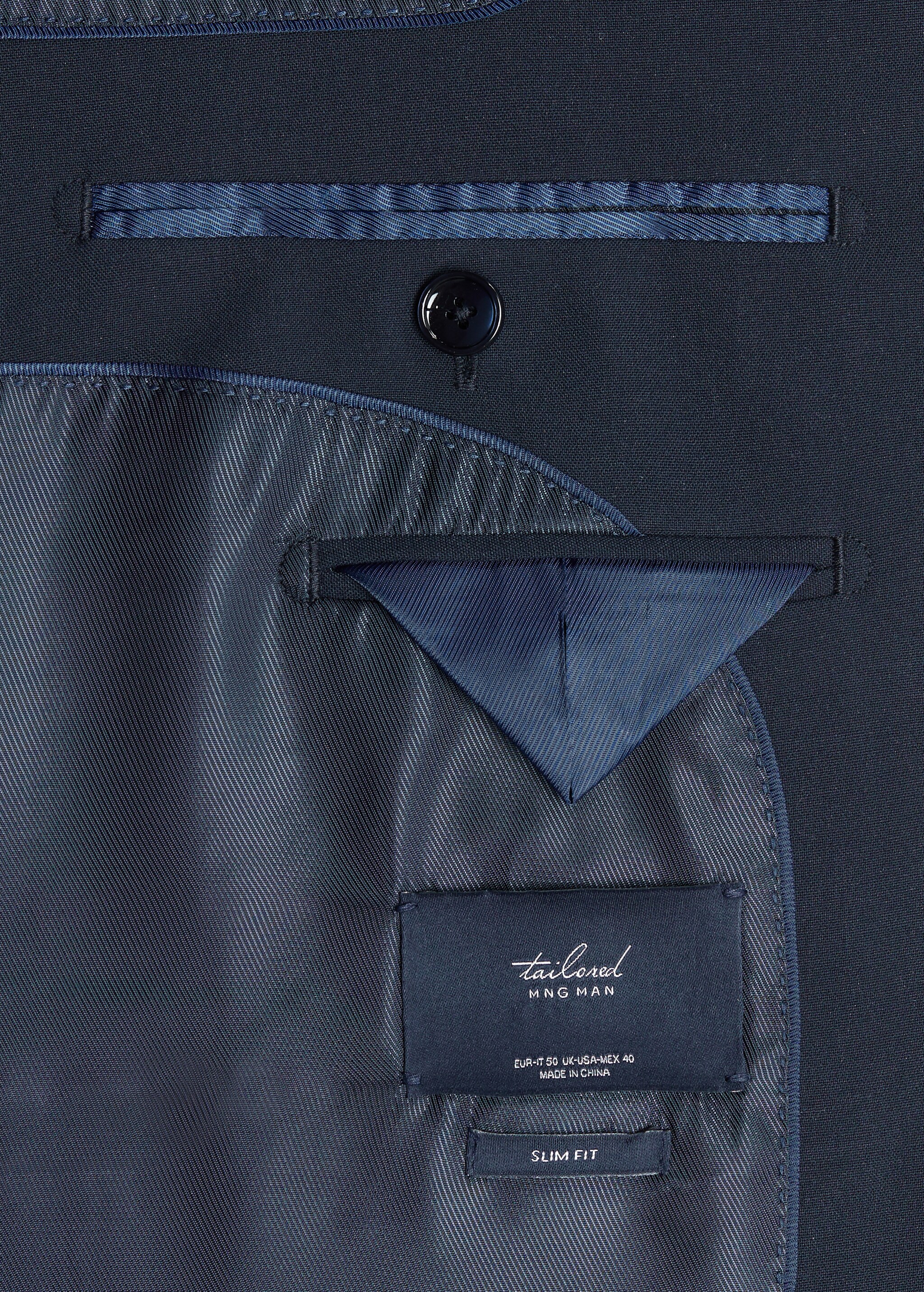 Oblekové sako slim fit - Detail zboží 8