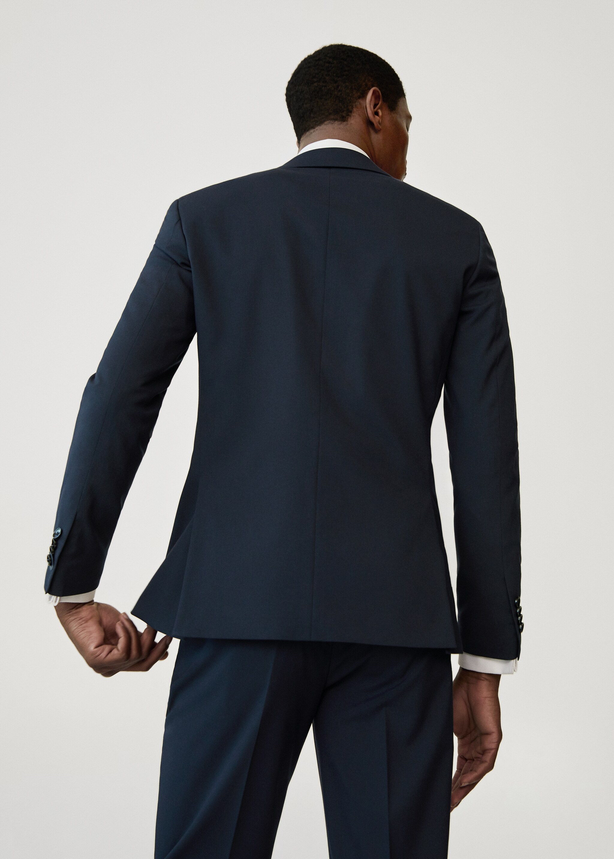 Oblekové sako slim fit - Zadní strana zboží