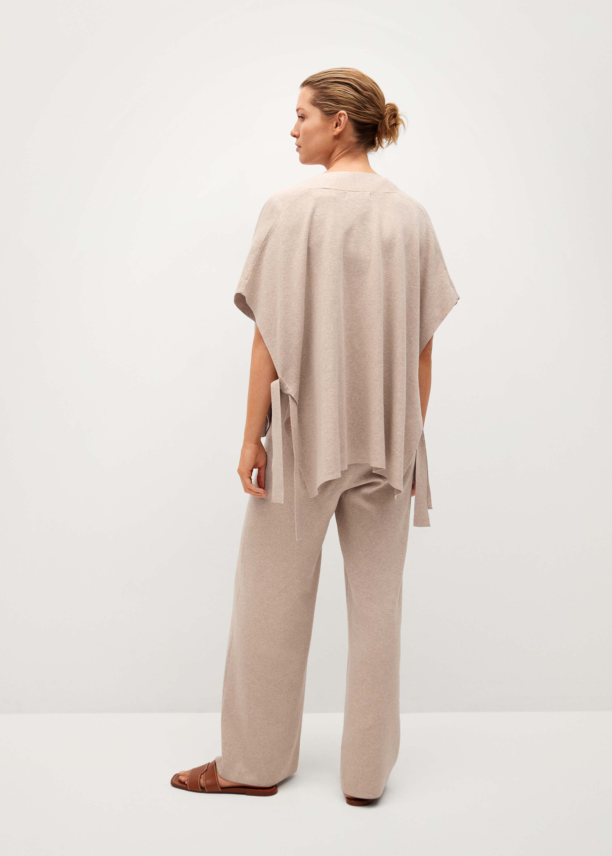 Cárdigan fluido oversize - Reverso del artículo