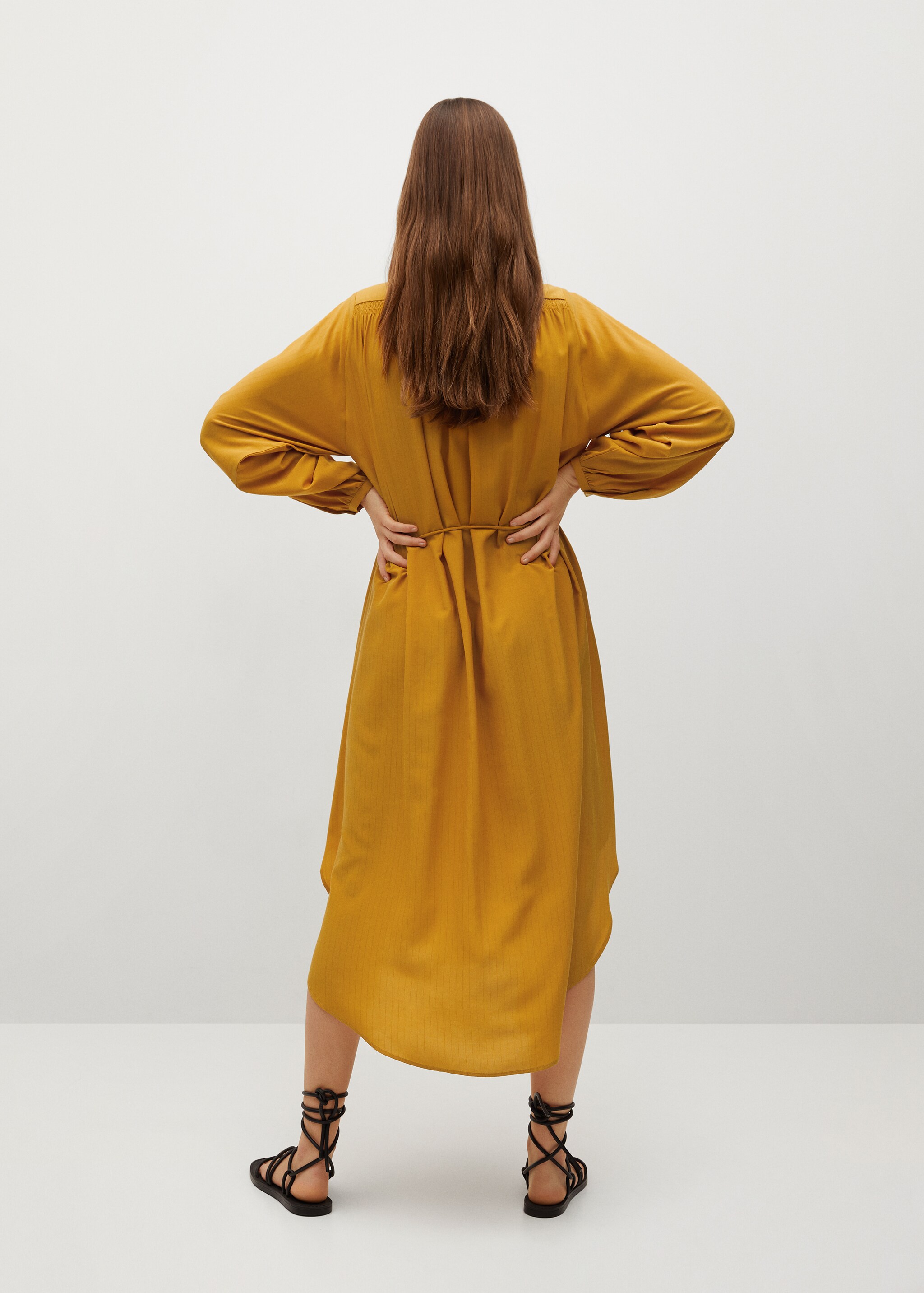 Midi shirt dress - Reverse of the article