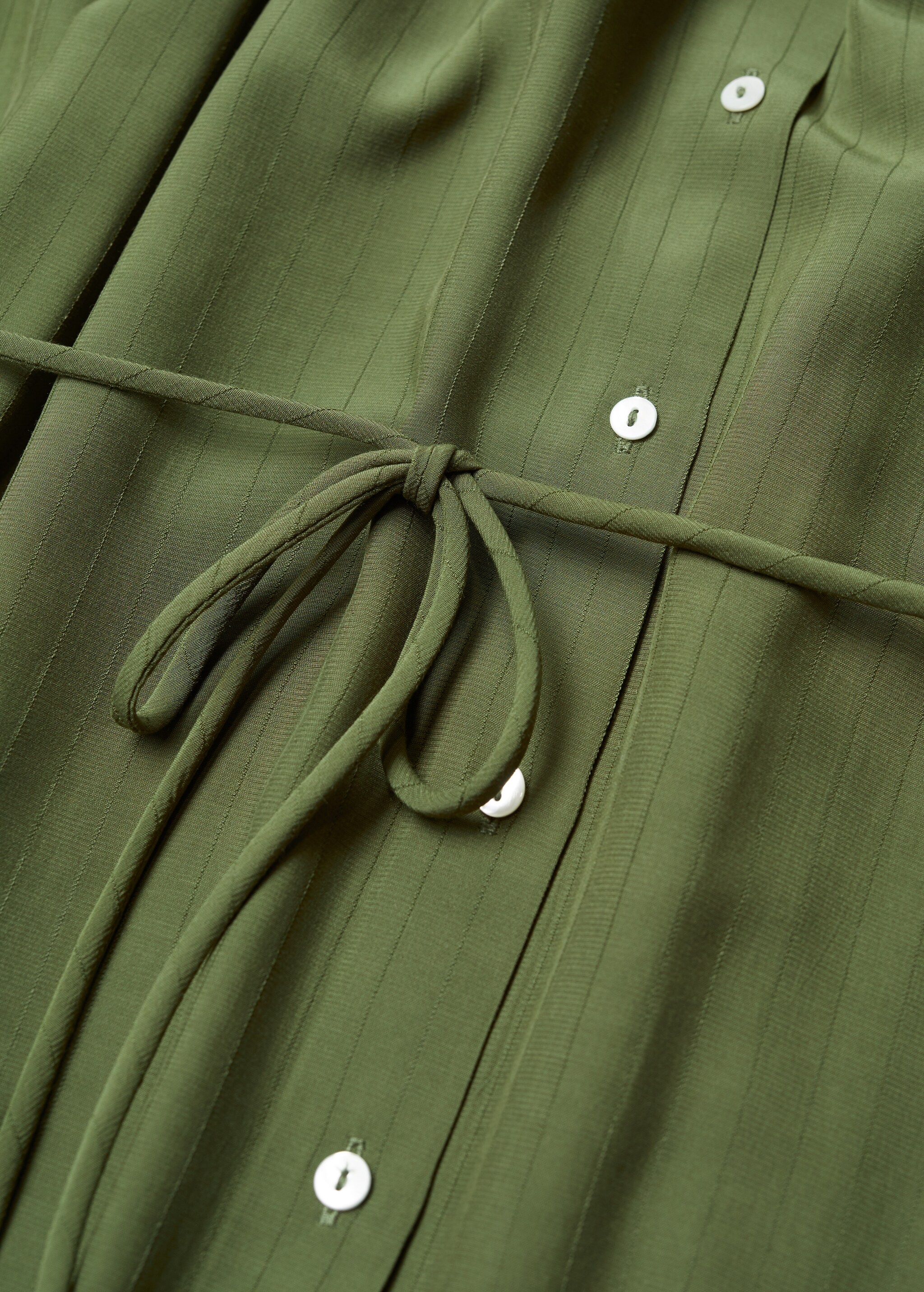 Midi shirt dress - Details of the article 8