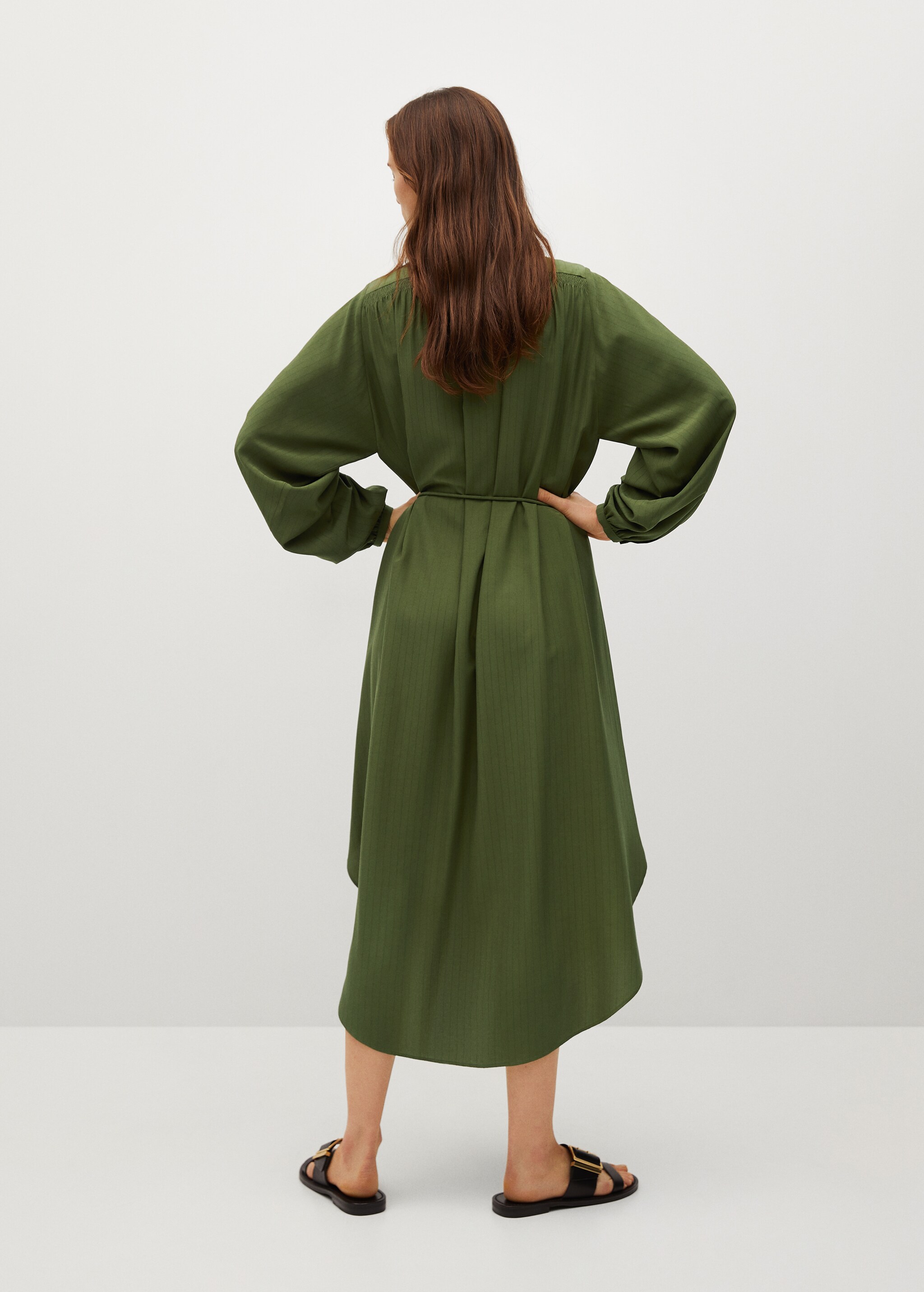 Midi shirt dress - Reverse of the article