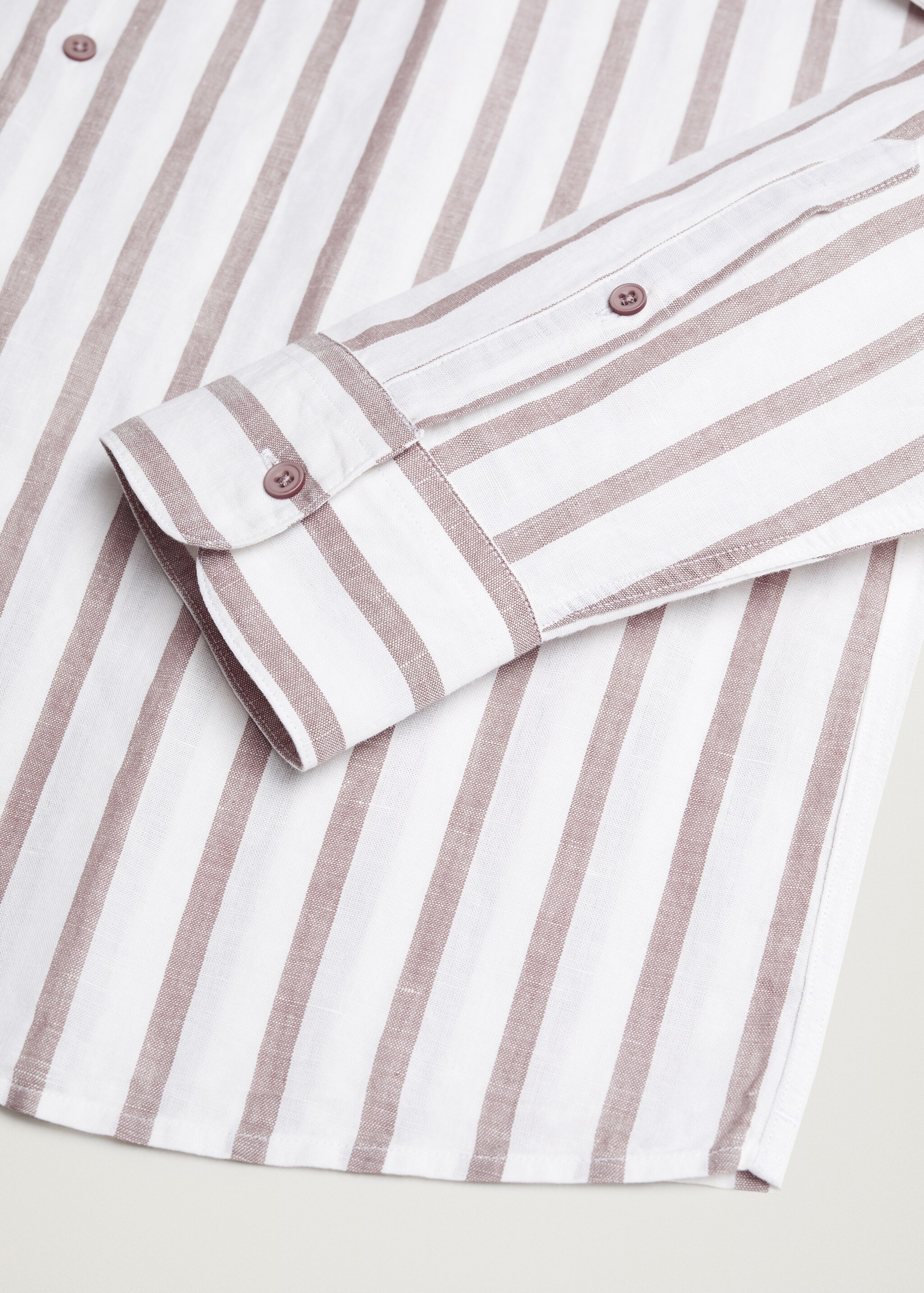 Camisa regular fit lino cuello mao - Detalle del artículo 8
