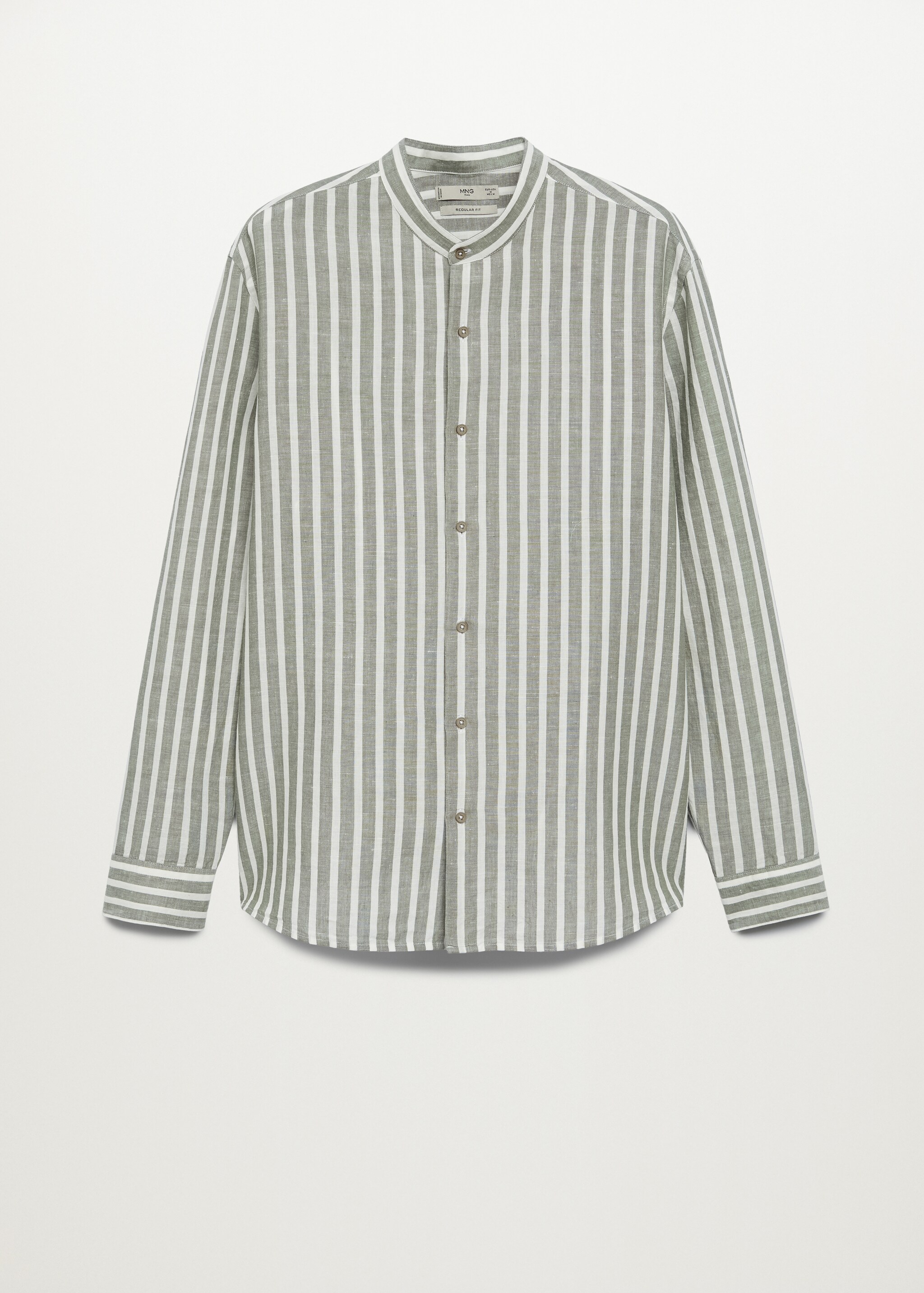 Camisa regular fit lino rayas  - Artículo sin modelo