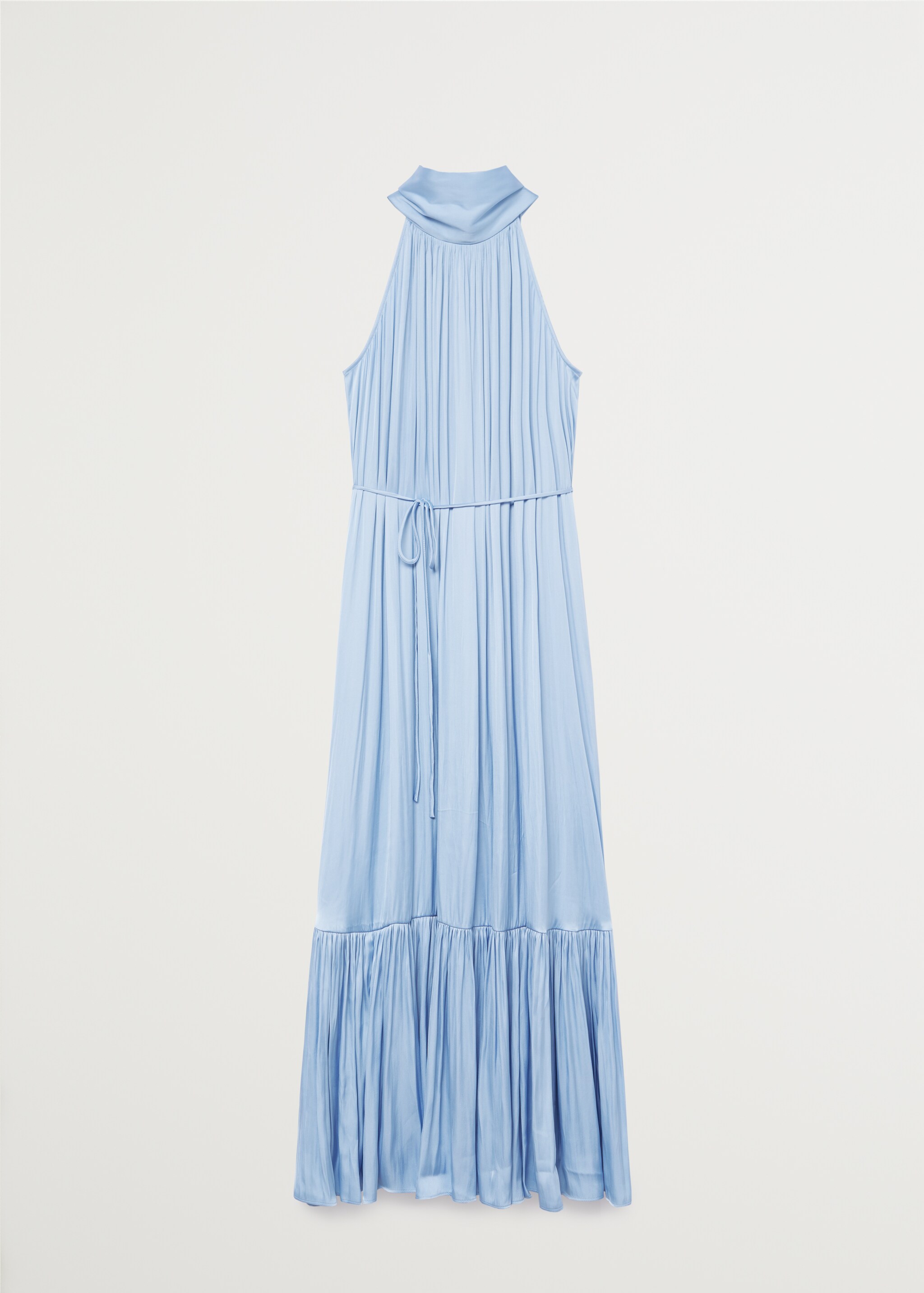 Vestido plisado satinado - Artículo sin modelo