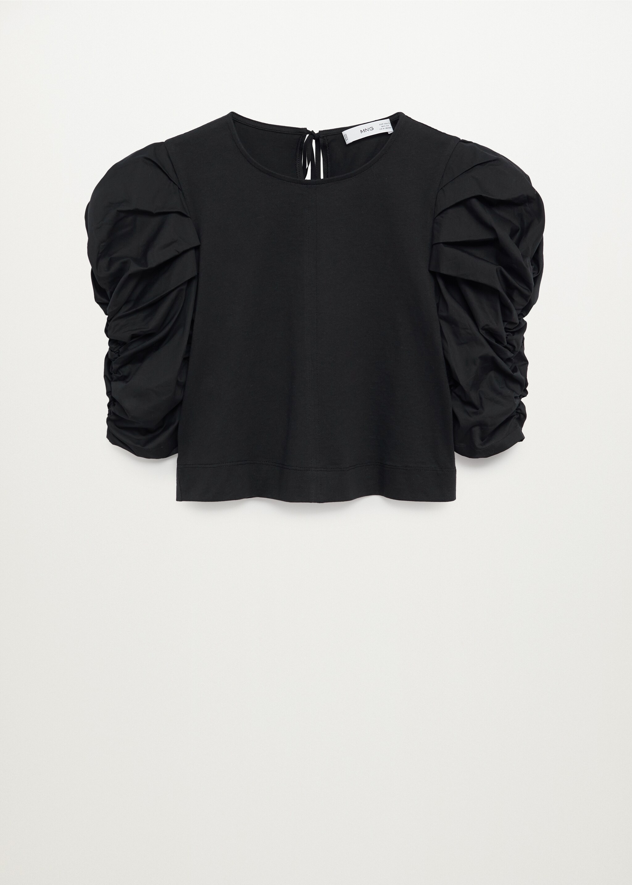 Camiseta algodón manga abullonada - Artículo sin modelo