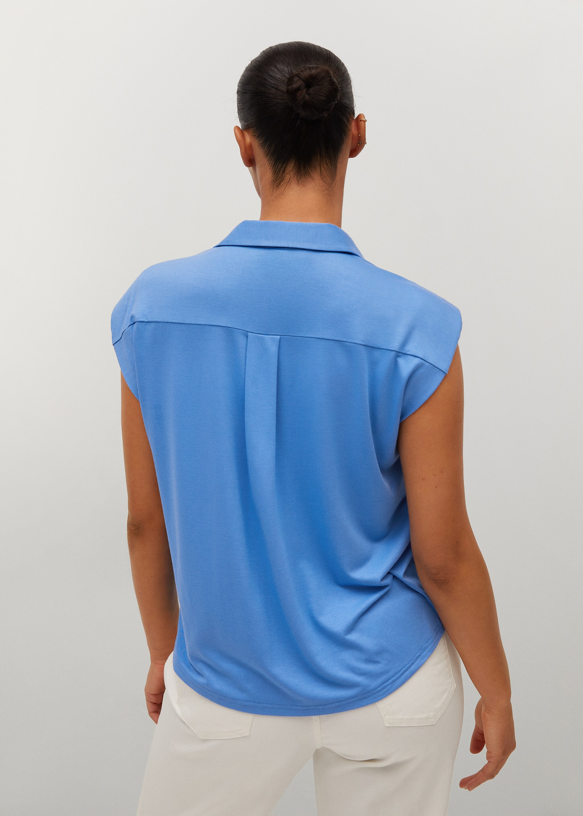 Camiseta sin mangas cuello  - Reverso del artículo