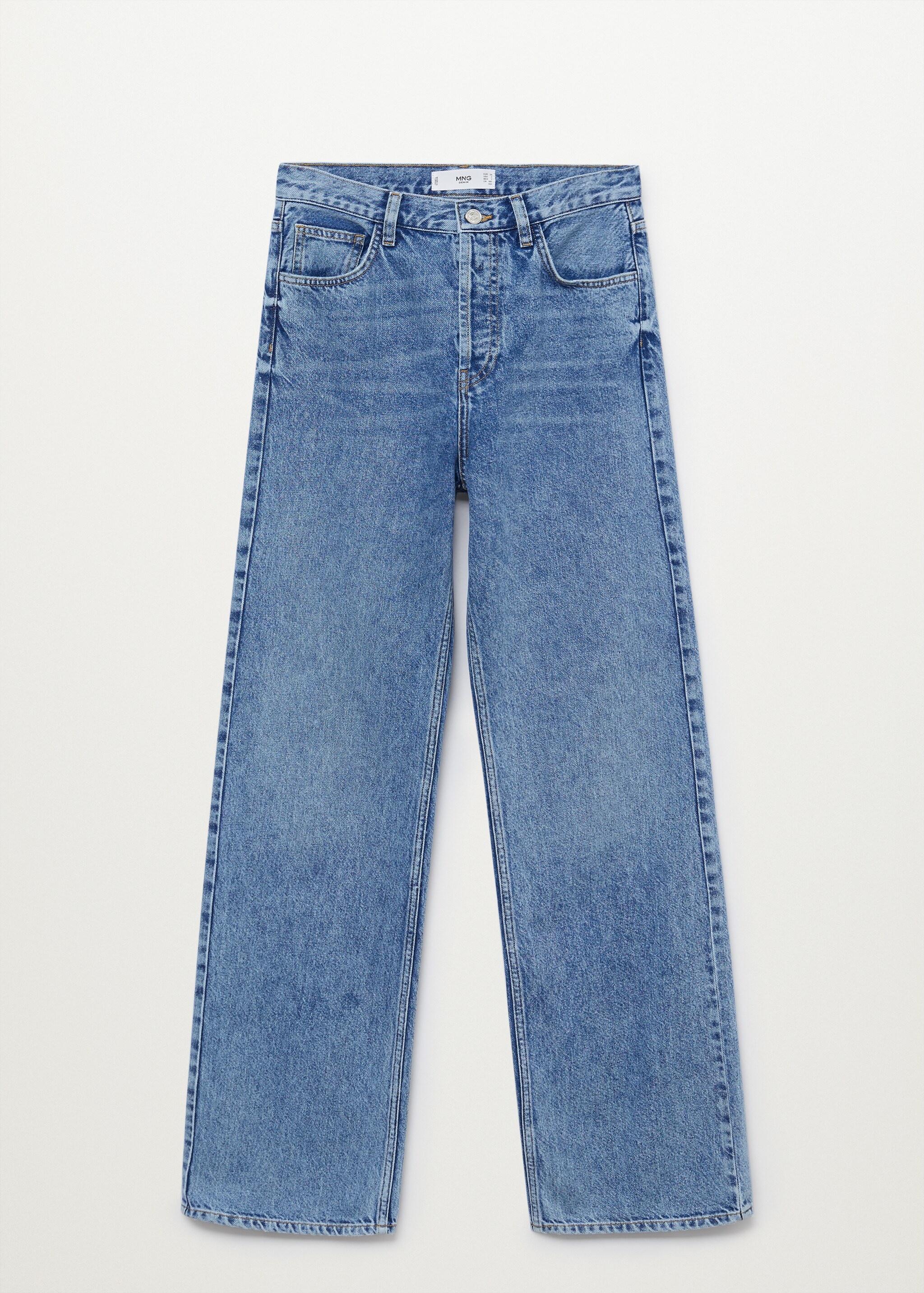 Jeans rectos tiro alto - Artículo sin modelo