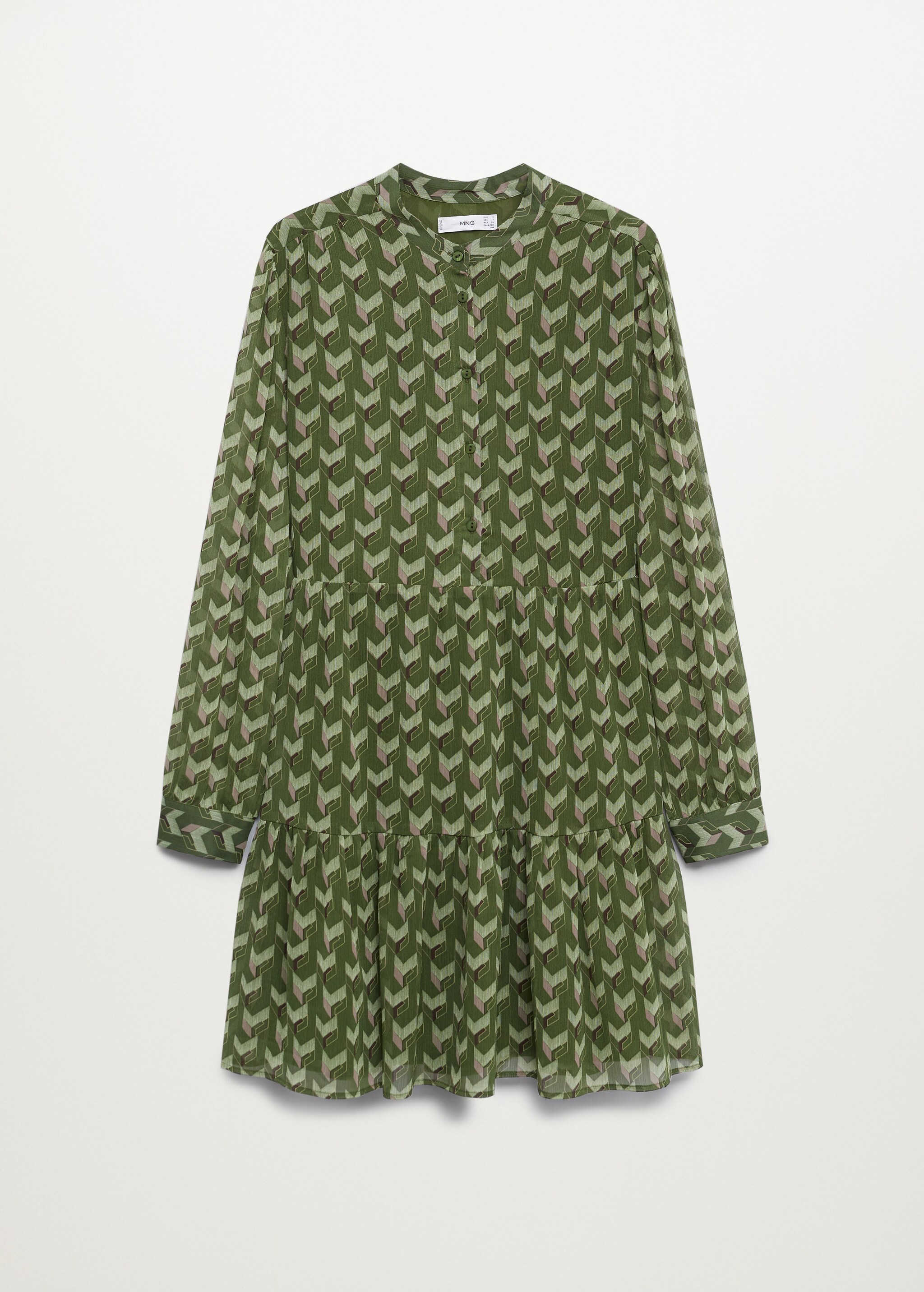 Vestido estampado geométrico - Artículo sin modelo
