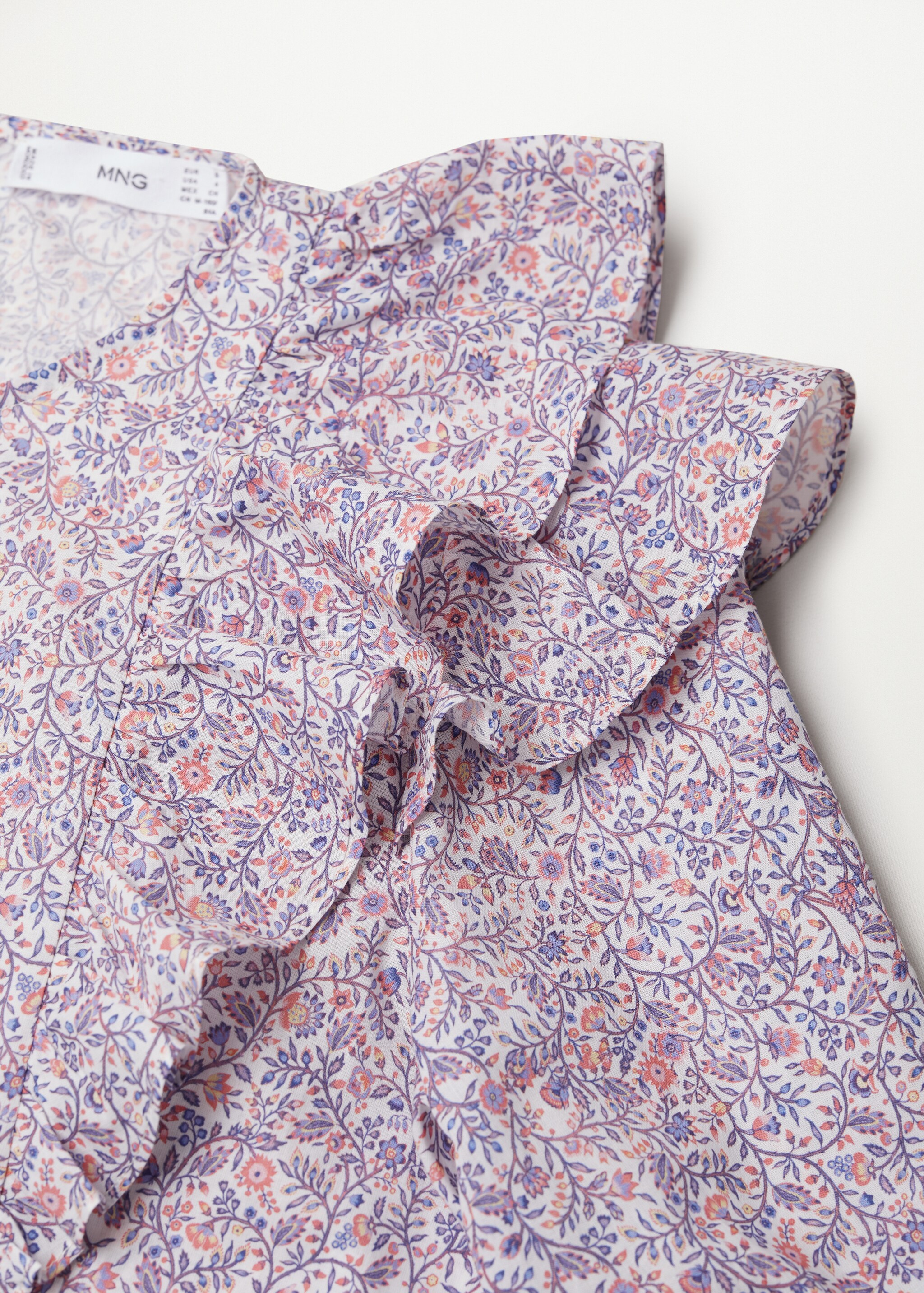 Blusa algodón estampada - Detalle del artículo 8