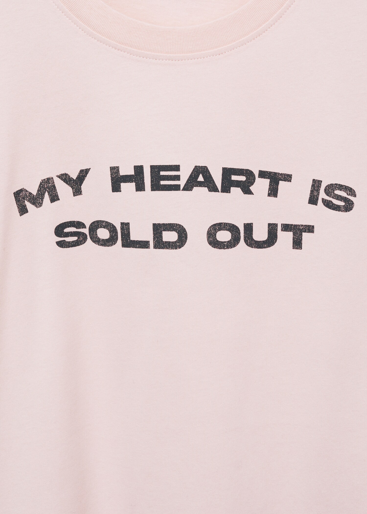 Short-sleeved t-shirt with message - Details of the article 8