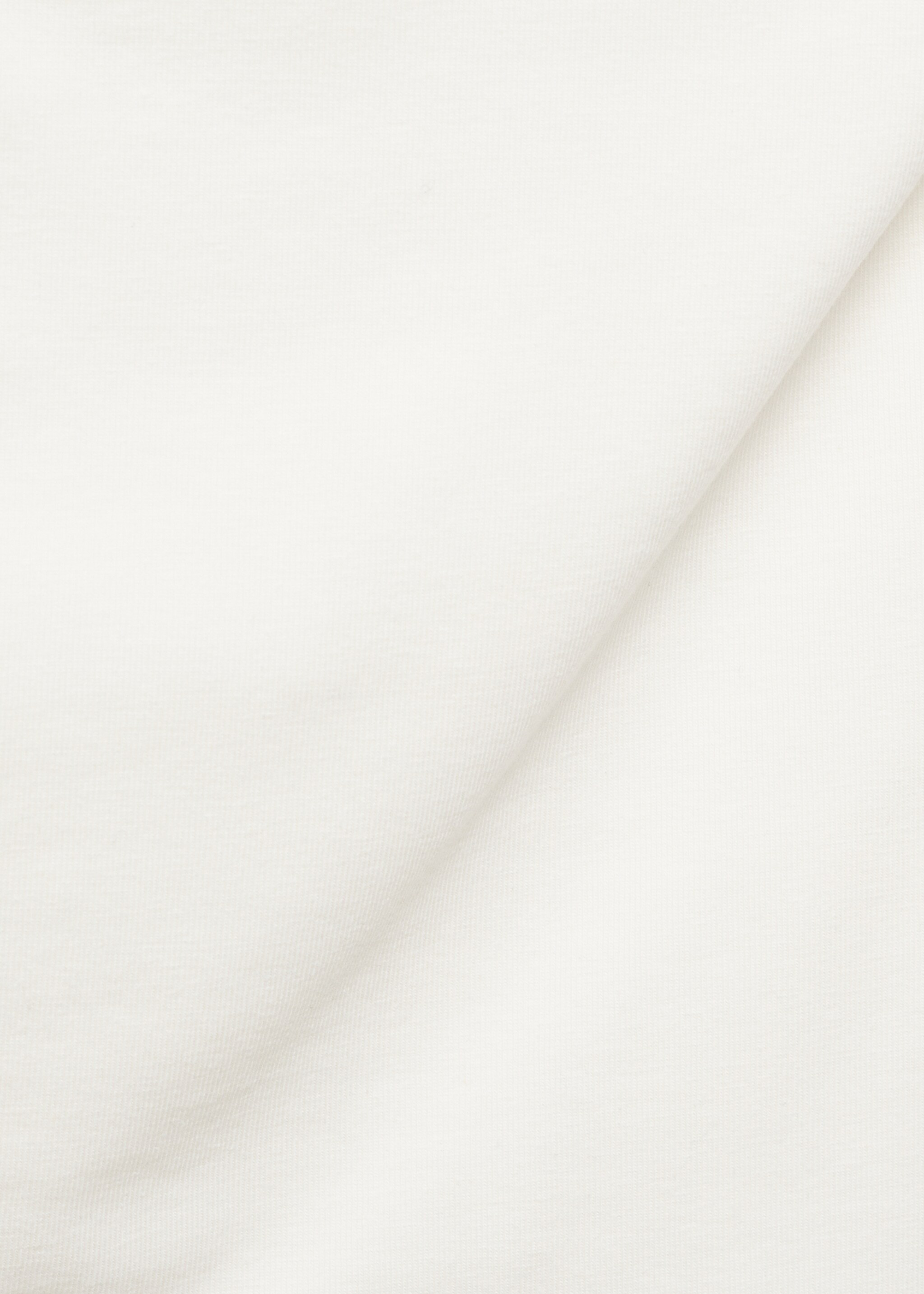 T-shirt with open back - Details of the article 0, Off White. Ref: 87025733-00.