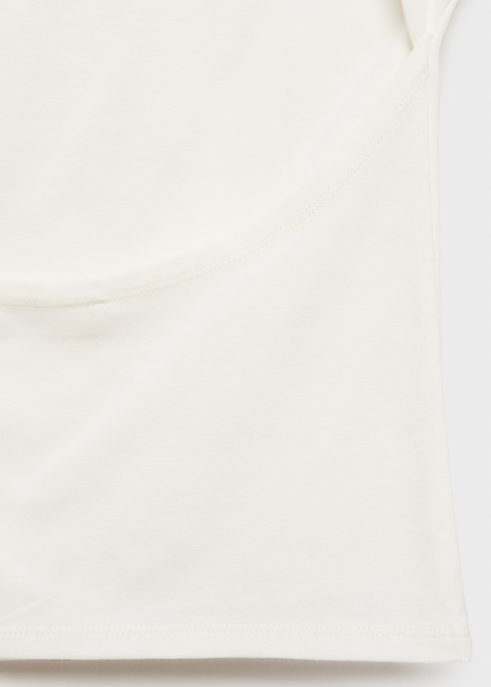 T-shirt with open back - Details of the article 8, Off White. Ref: 87025733-00.