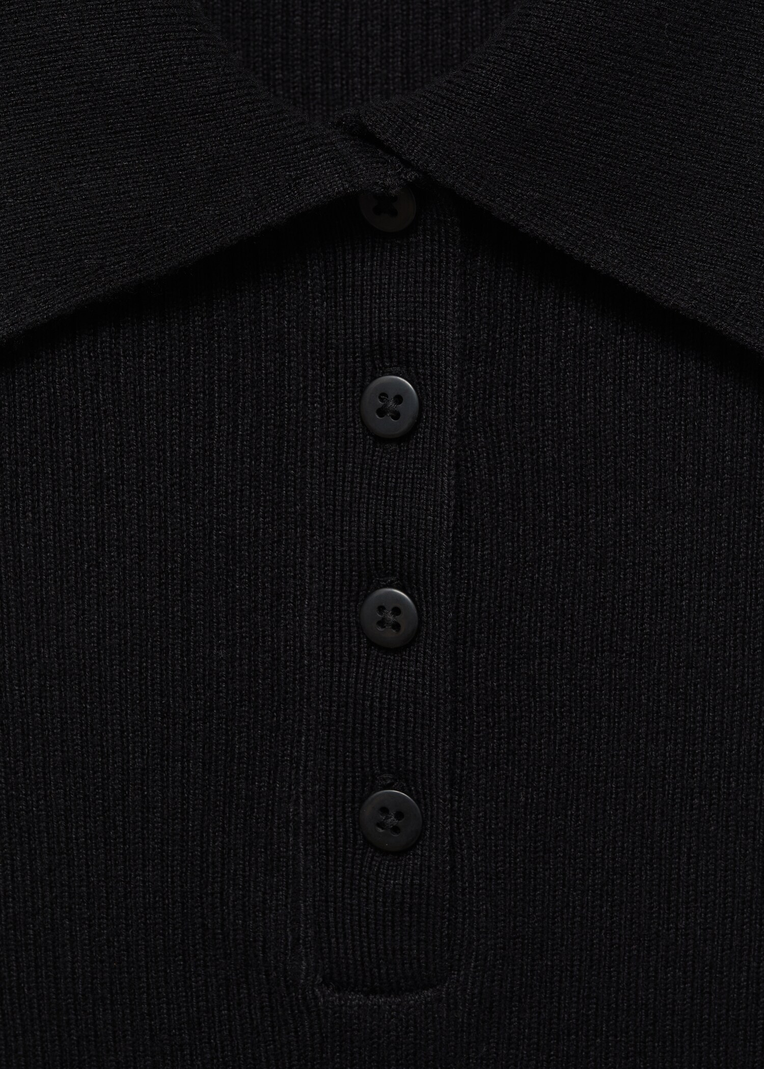 Polo-neck knitted top - Details of the article 8