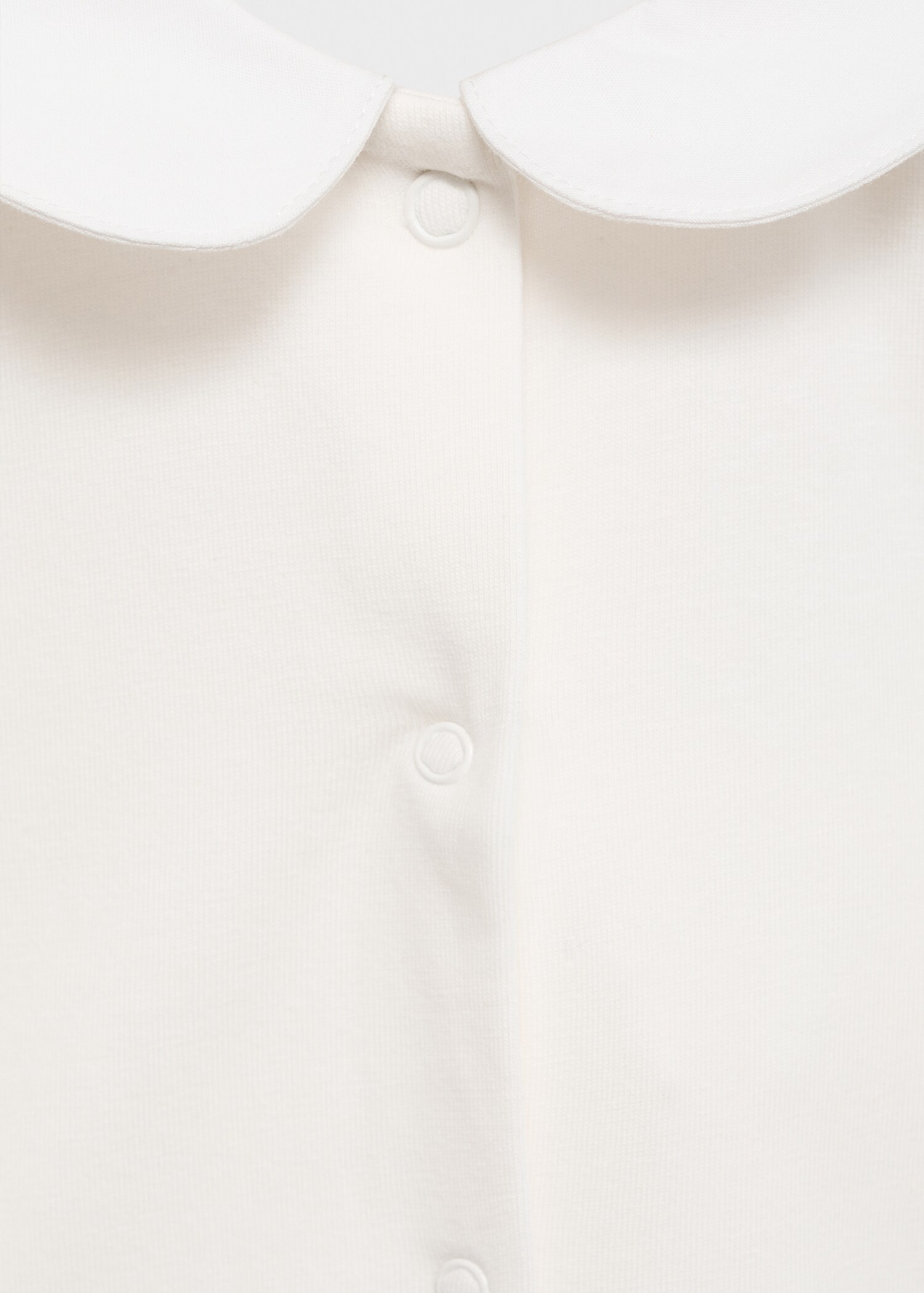 Baumwoll-Body mit Bubikragen - Detail des Artikels 8