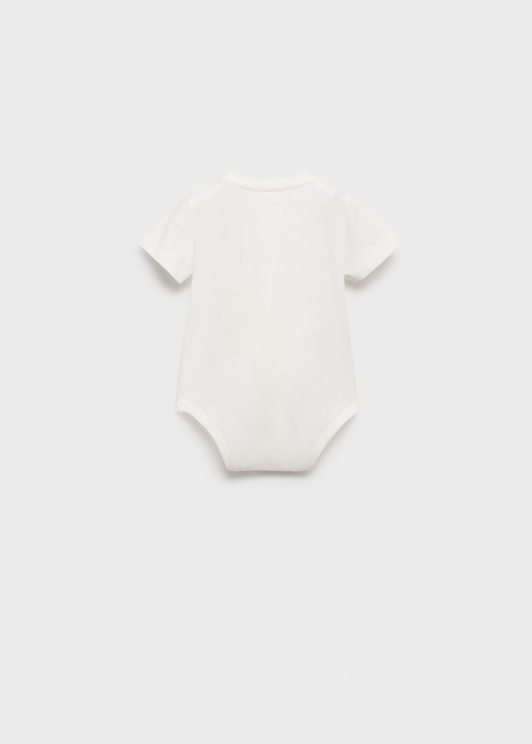 Body cotó coll mao - Revers de l'article, Blanc trencat. Ref: 87025742-00.