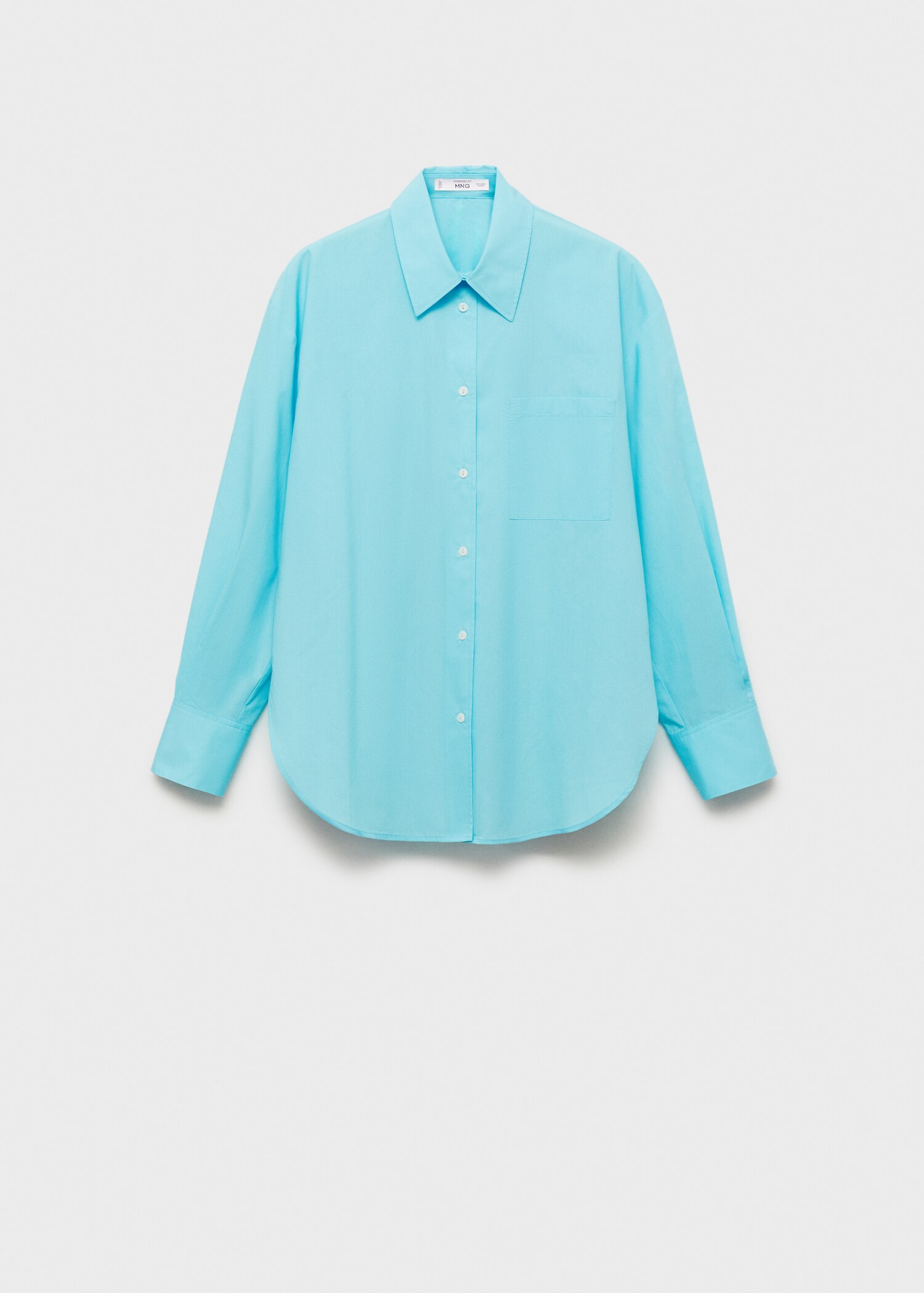 Oversize poplin shirt - Article without model